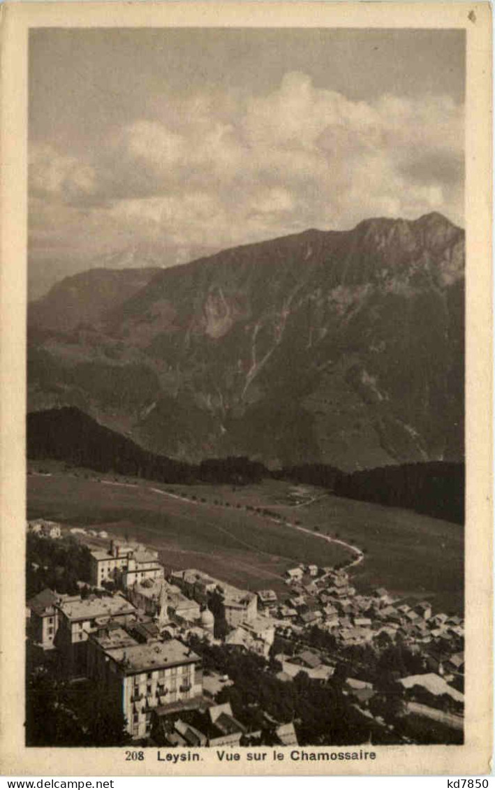 Leysin, Vue Sur Le Chamossaire - Leysin