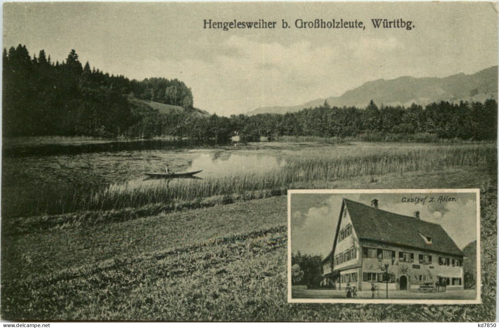 Isny - Hengelsweiher Bei Grossholzleute - Gasthof Zum Adler - Isny