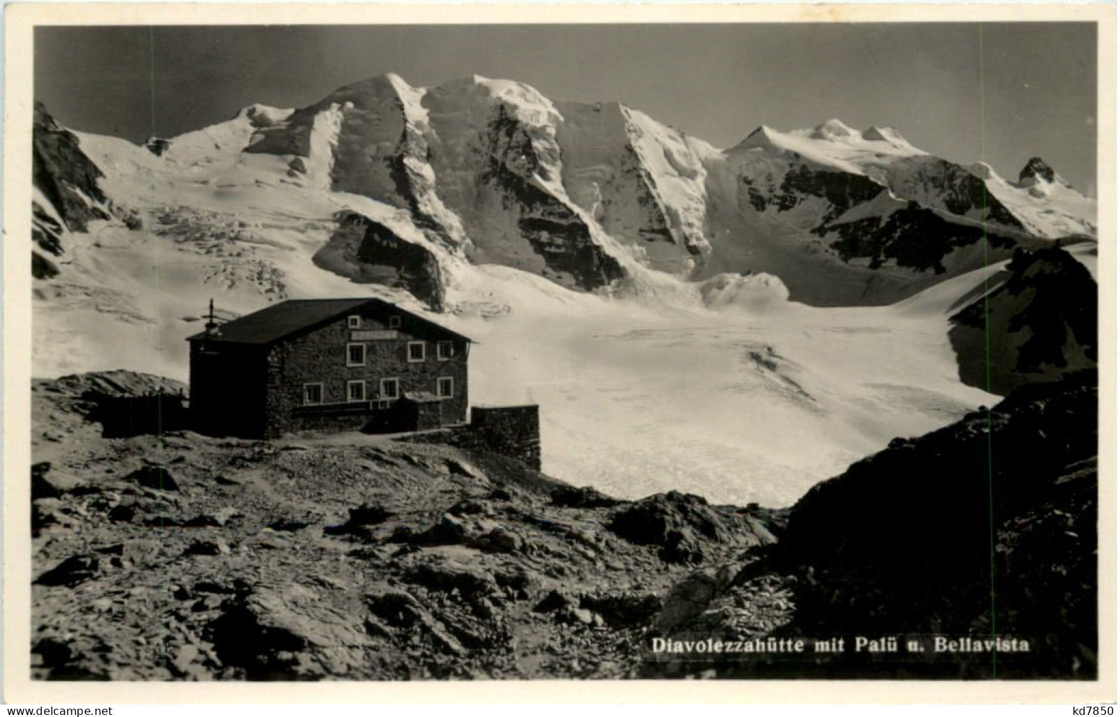 Diavolezzahütte Mit Piz Palü - Pontresina