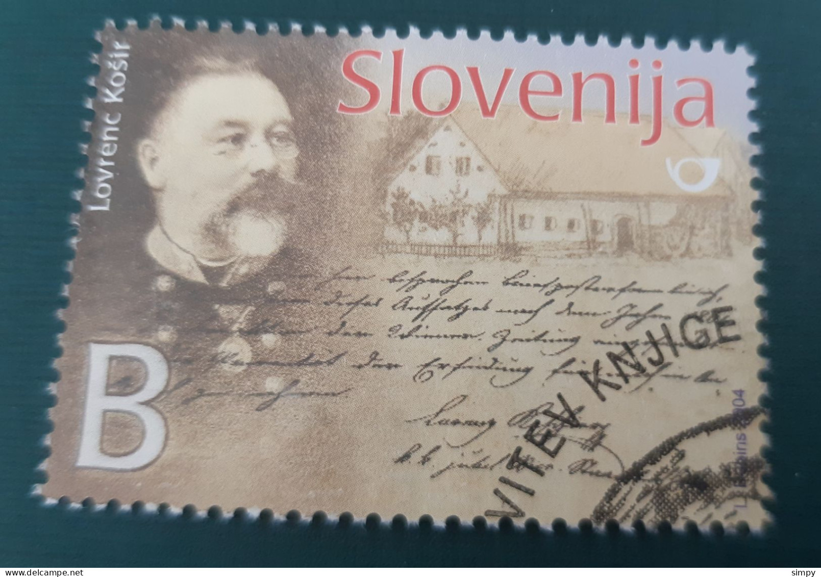 SLOVENIA 2004 Lovrenc Kosir Michel 470 Used Stamp - Slovenia