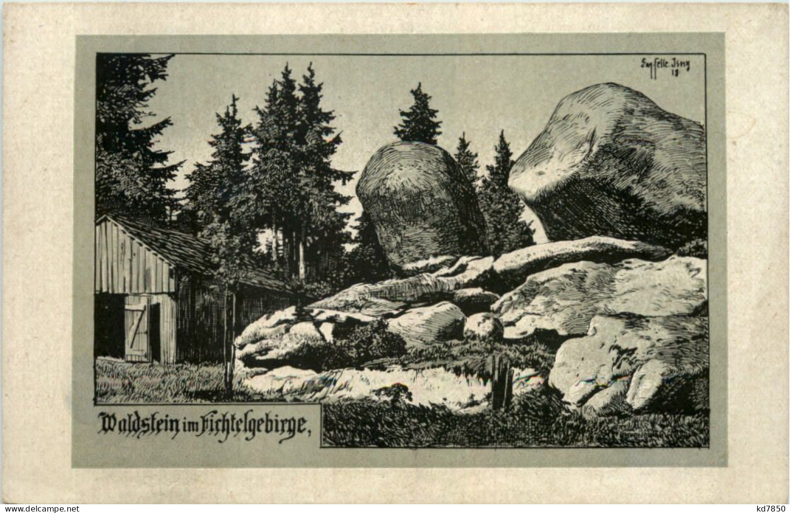 Waldstein Im Fichtelgebirge - Künstler-AK Eugen Felle - Hof