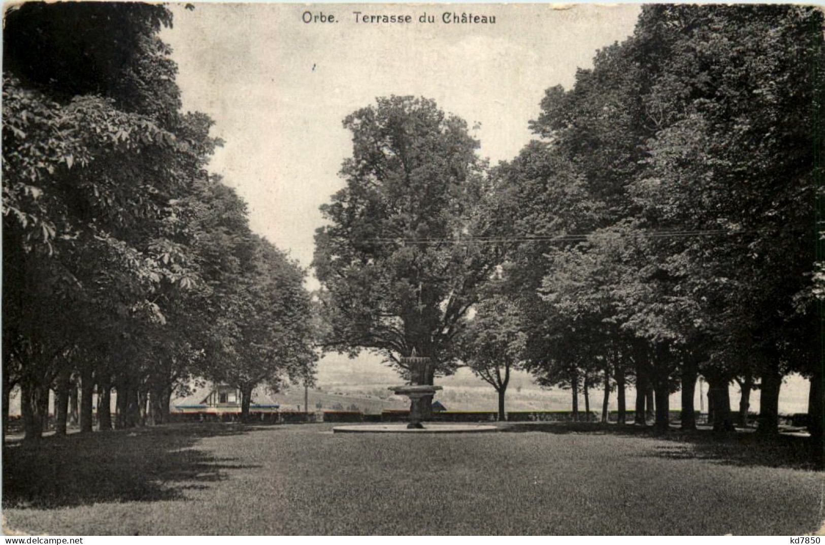 Orbe, Terrasse Du Chateau - Orbe