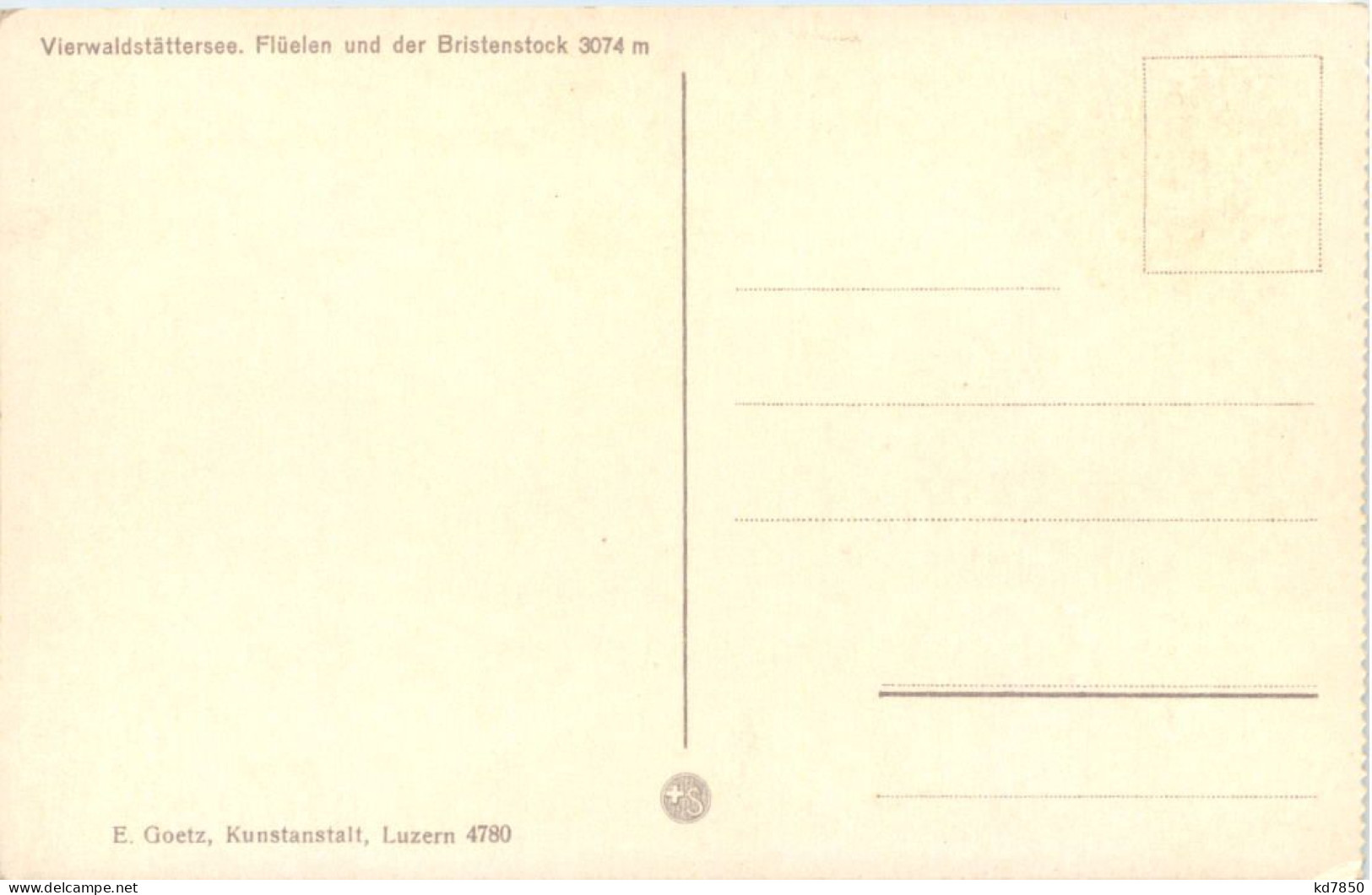 Flüelen, Vierwaldstättersee Und Der Bristenstock - Flüelen