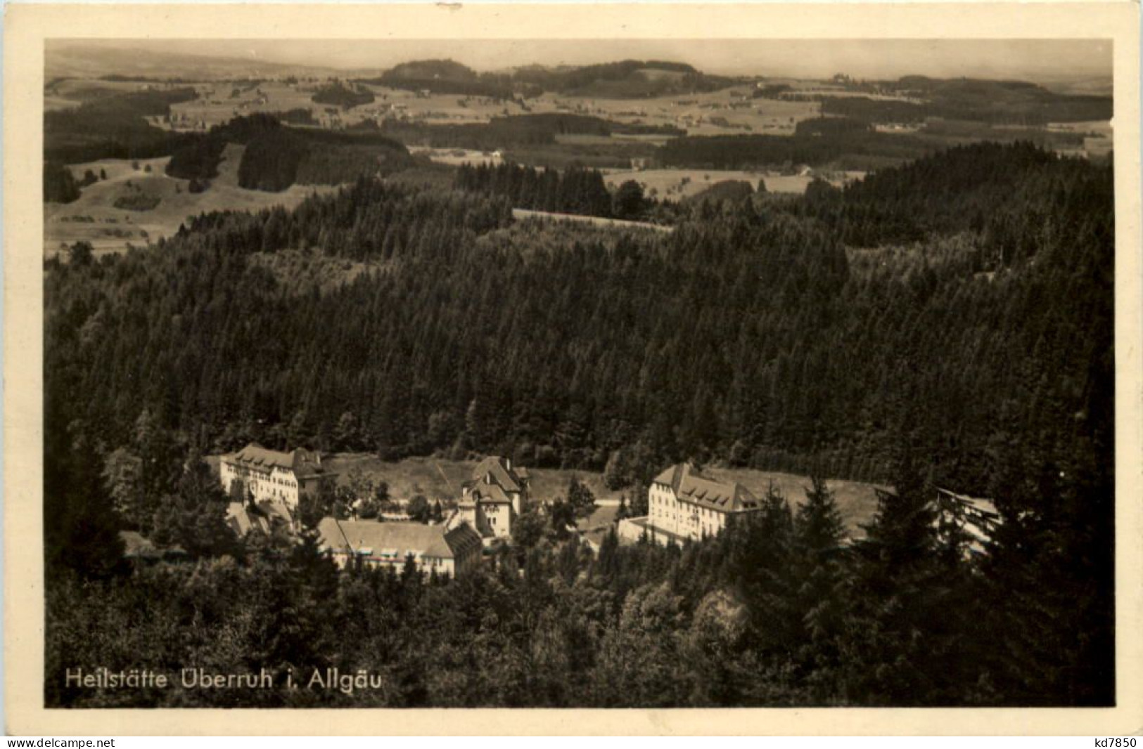 Heilstätte Überruh Im Allgäu - Künstler-AK Eugen Felle - Isny