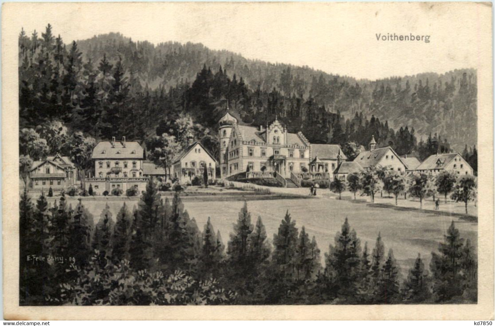 Voithenberg - Künstler-AK Eugen Felle - Cham