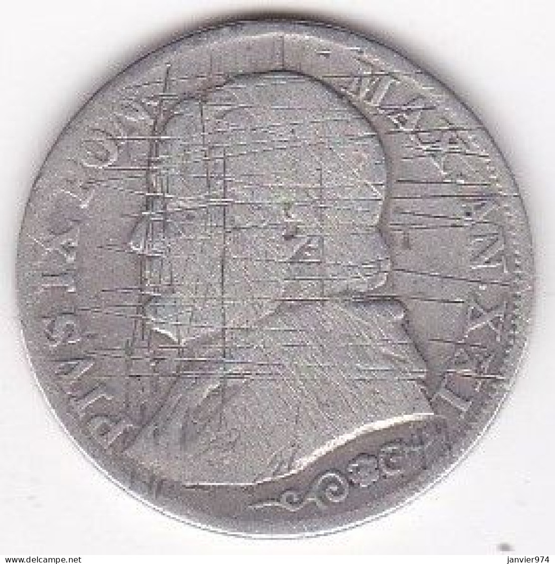 1 Lira 1867 R Roma An. XXI, Pie IX / Pio IX, En Argent - Vaticaanstad