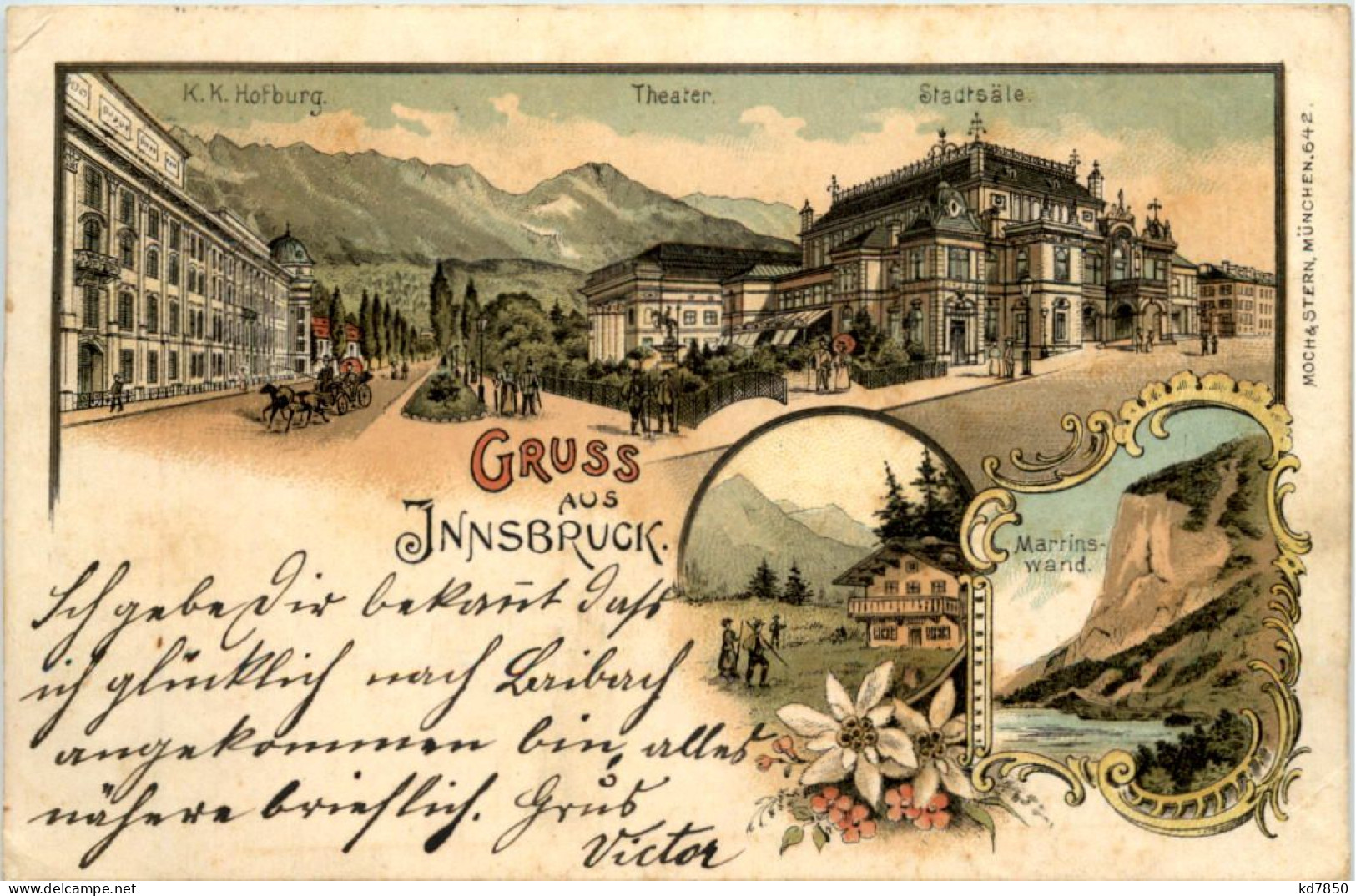 Gruss Aus Innsbruck - Künstler-AK Eugen Felle - Innsbruck