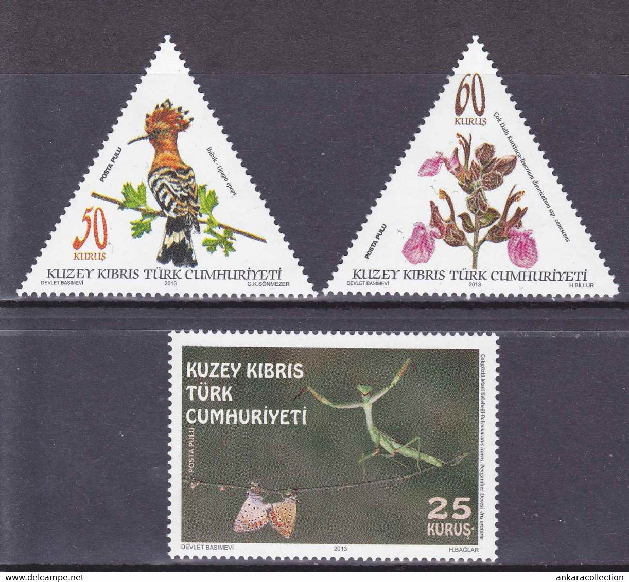 AC - NORTHERN CYPRUS BLOCK STAMP -  FLORA FAUNA MNH 08 JULY 2013 - Unused Stamps