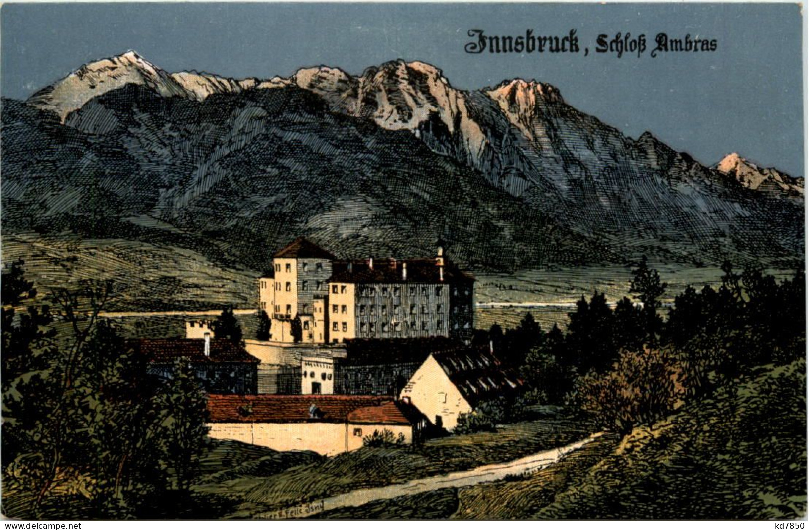 Innsbruck - Künstler-AK Eugen Felle - Innsbruck