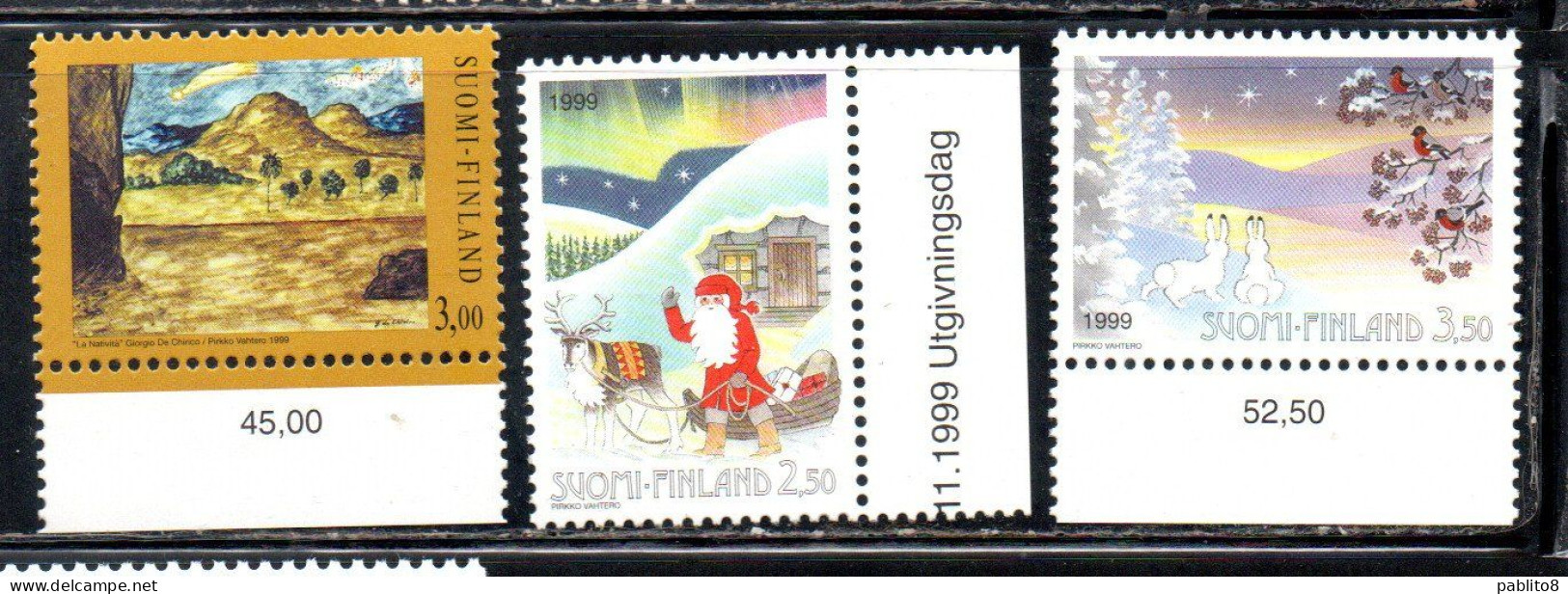 SUOMI FINLAND FINLANDIA FINLANDE 1999 CHRISTMAS NATALE NOEL WEIHNACHTEN NAVIDAD COMPLETE SET SERIE COMPLETA MNH - Ongebruikt