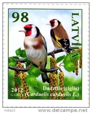 Latvia / Lettonie - Bird 2012 Swallow ; GOLDFINCH  MNH - Letonia