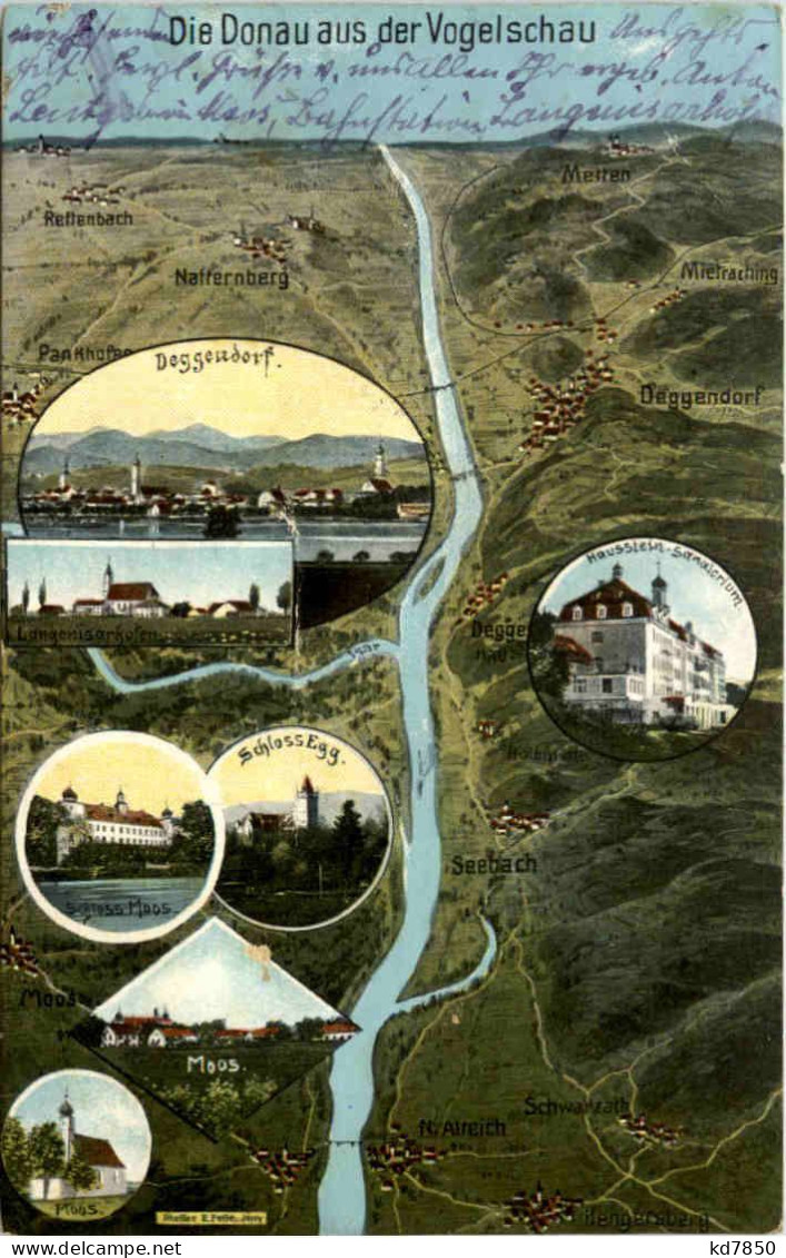 Deggendorf - Seebach Und Umgebung - Künstler-AK Eugen Felle - Deggendorf