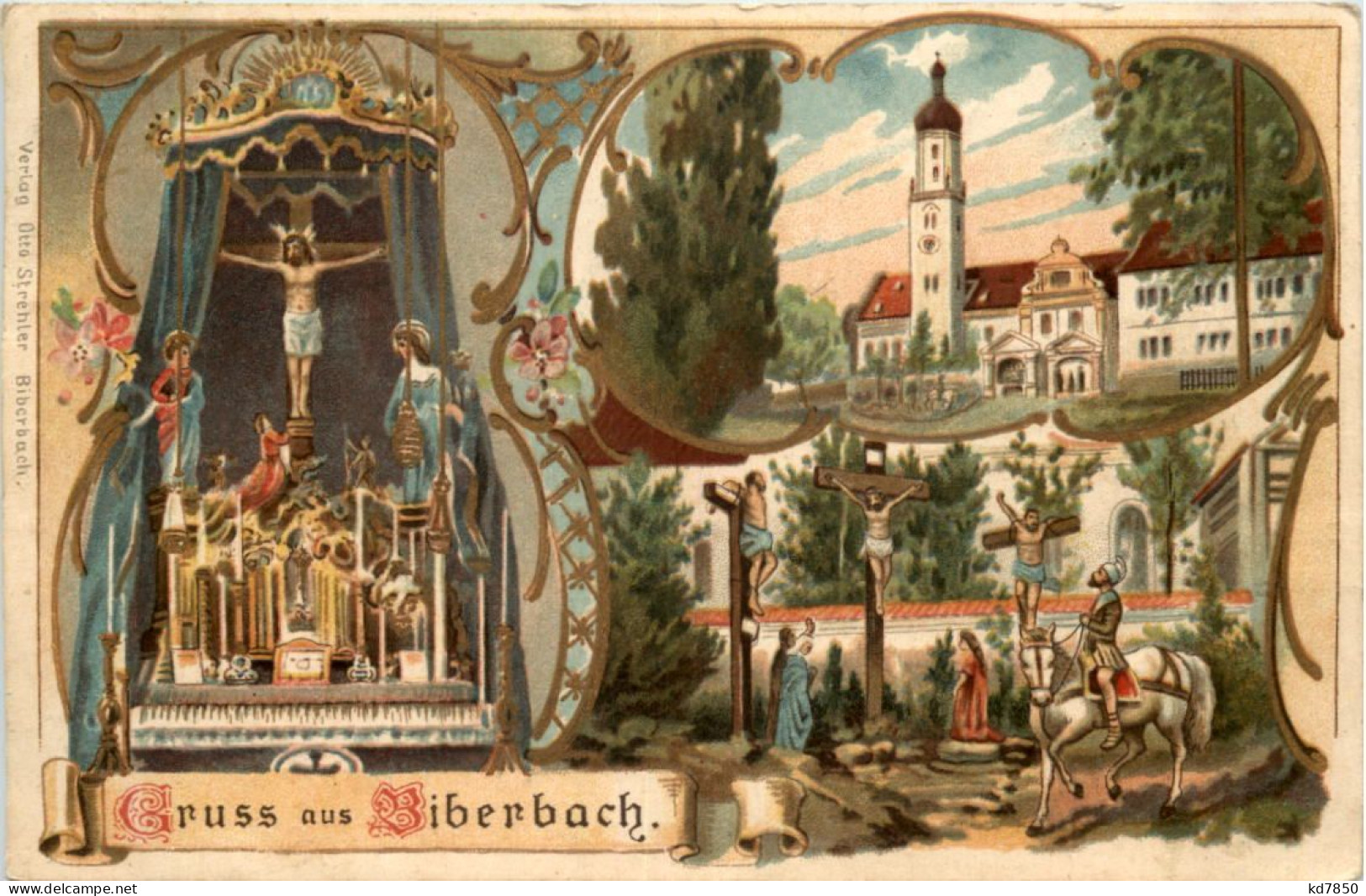 Gruss Aus Biberach - Litho - Biberach