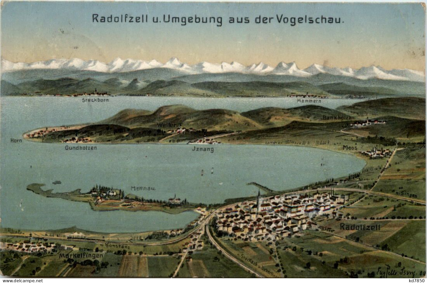 Radolfzell Und Umgebung - Künstler-AK Eugen Felle - Radolfzell