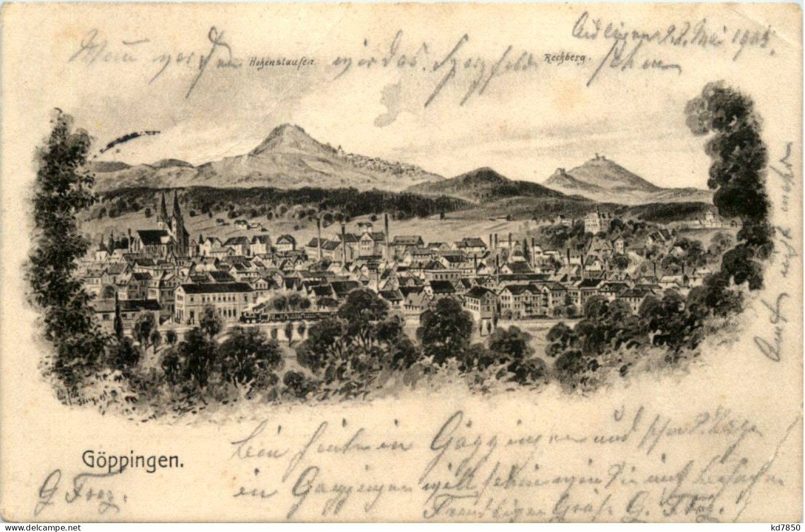 Göppingen - Künstler-AK Eugen Felle - Goeppingen