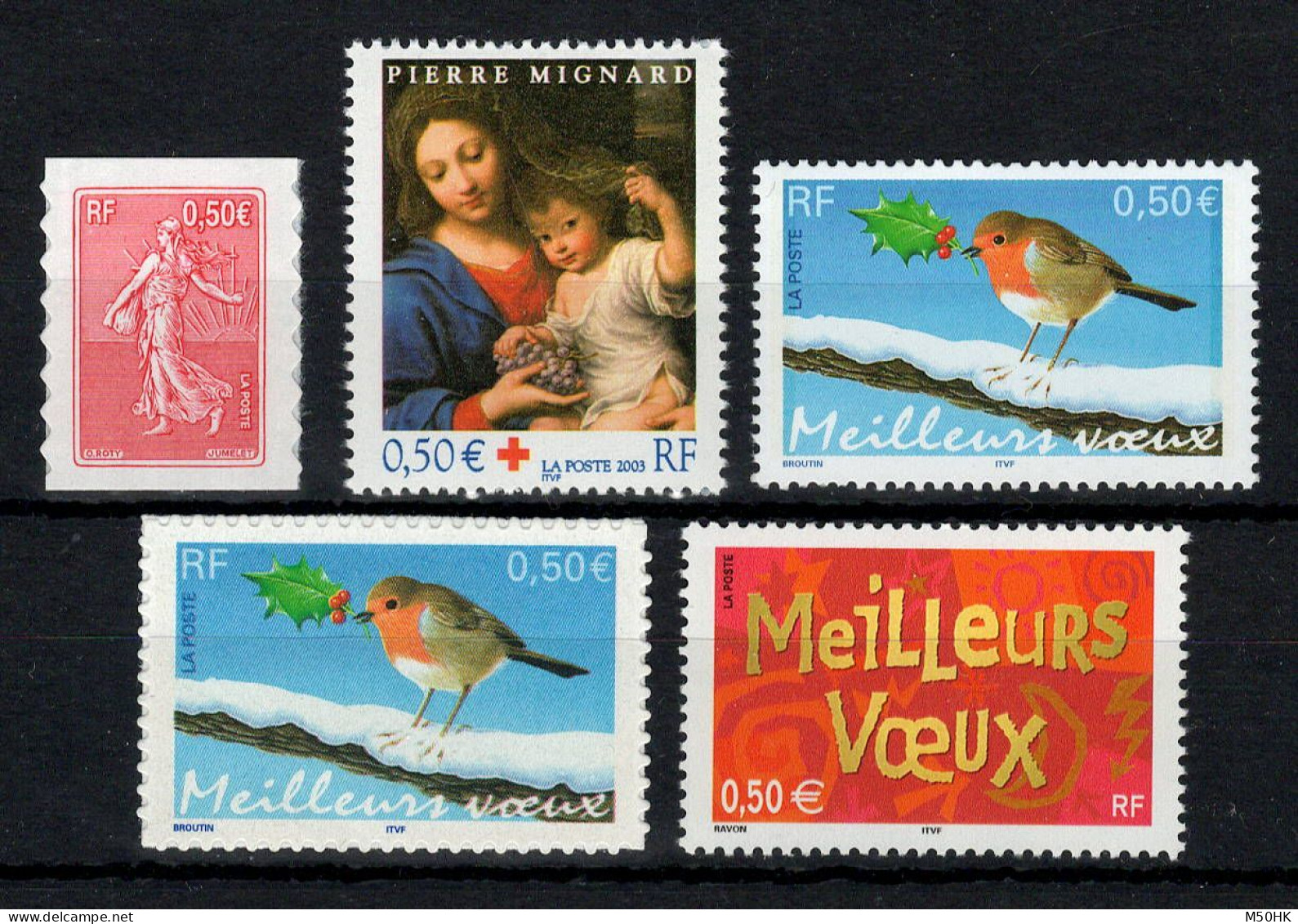 YV 3619 / 3620 / 3621 / 3622 / 3623 N** MNH Luxe - Prix = Faciale - Ungebraucht