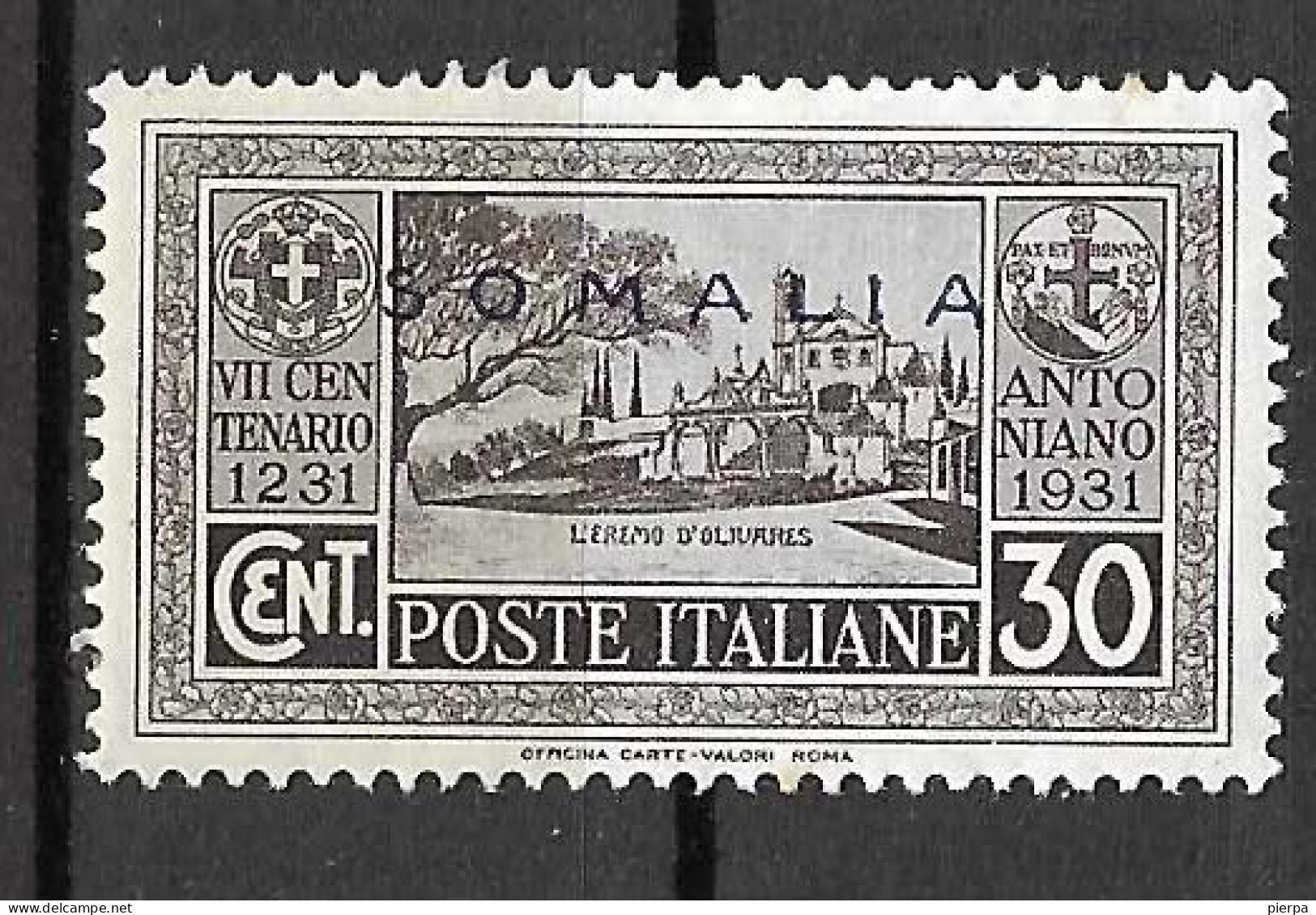 SOMALIA ITALIANA - 1931 - S. ANTONIO - C.30 - NUOVO MHH** (YVERT 155 -  MICHEL 164 -SS 160) - Somalia