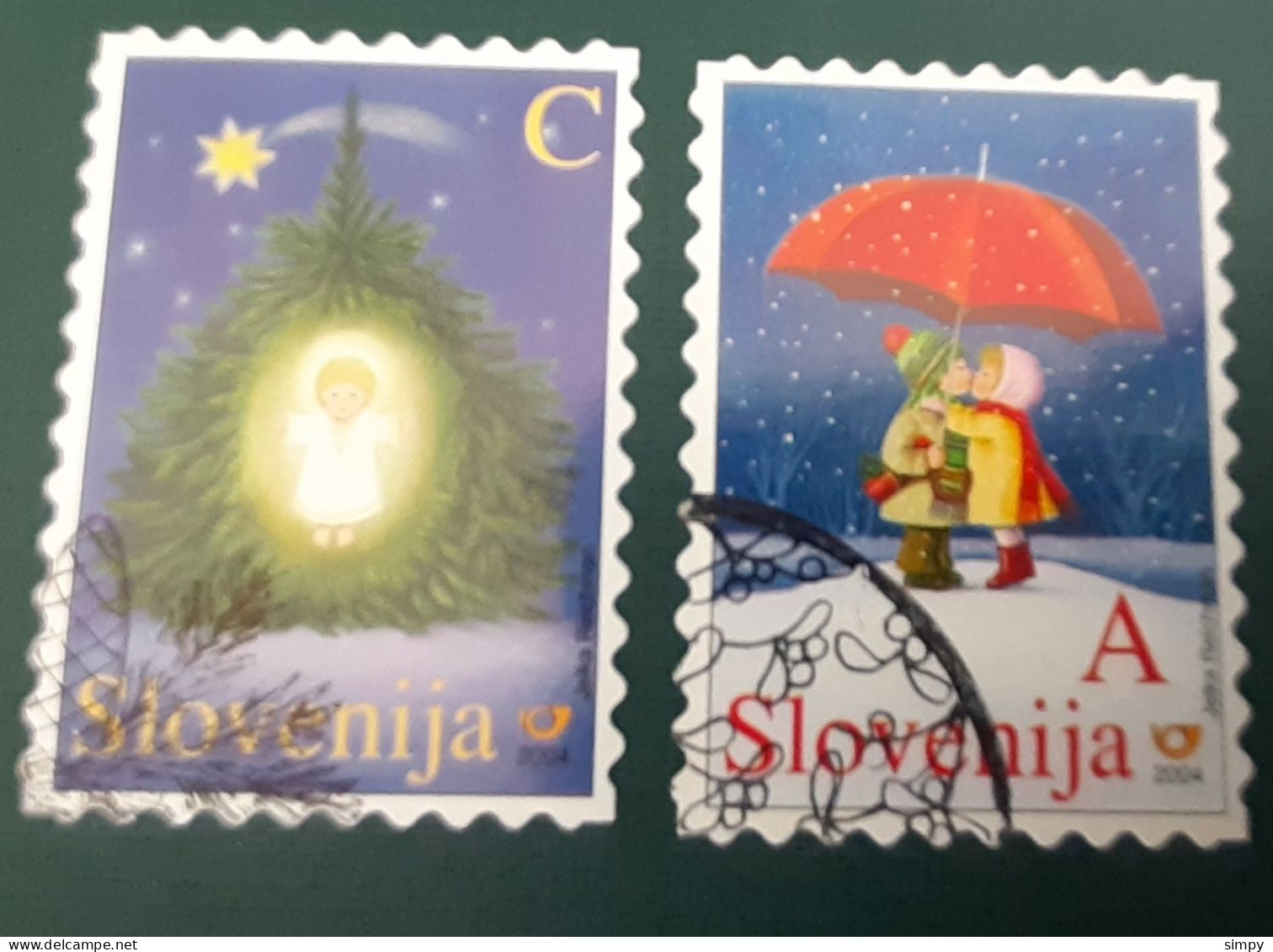 SLOVENIA 2004 Christmas New Year Michel 492-493 Used Stamps - Slowenien