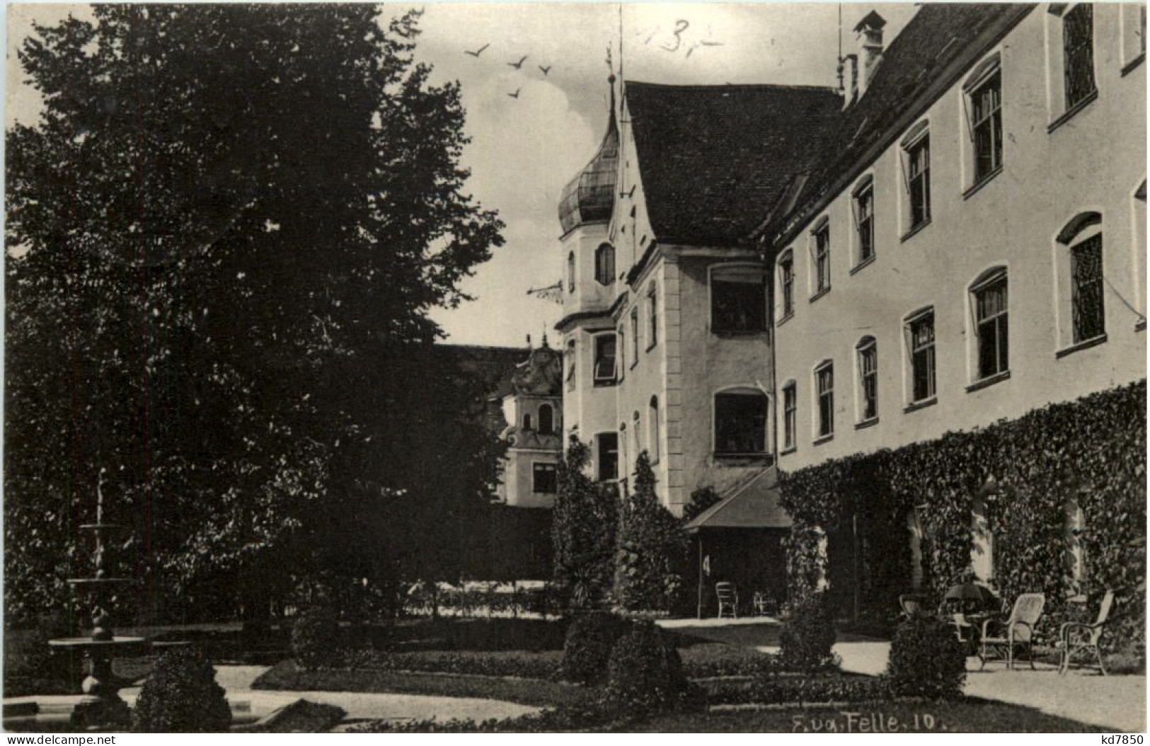 Alt-Isny Schloss - Künstler-AK Eugen Felle - Isny