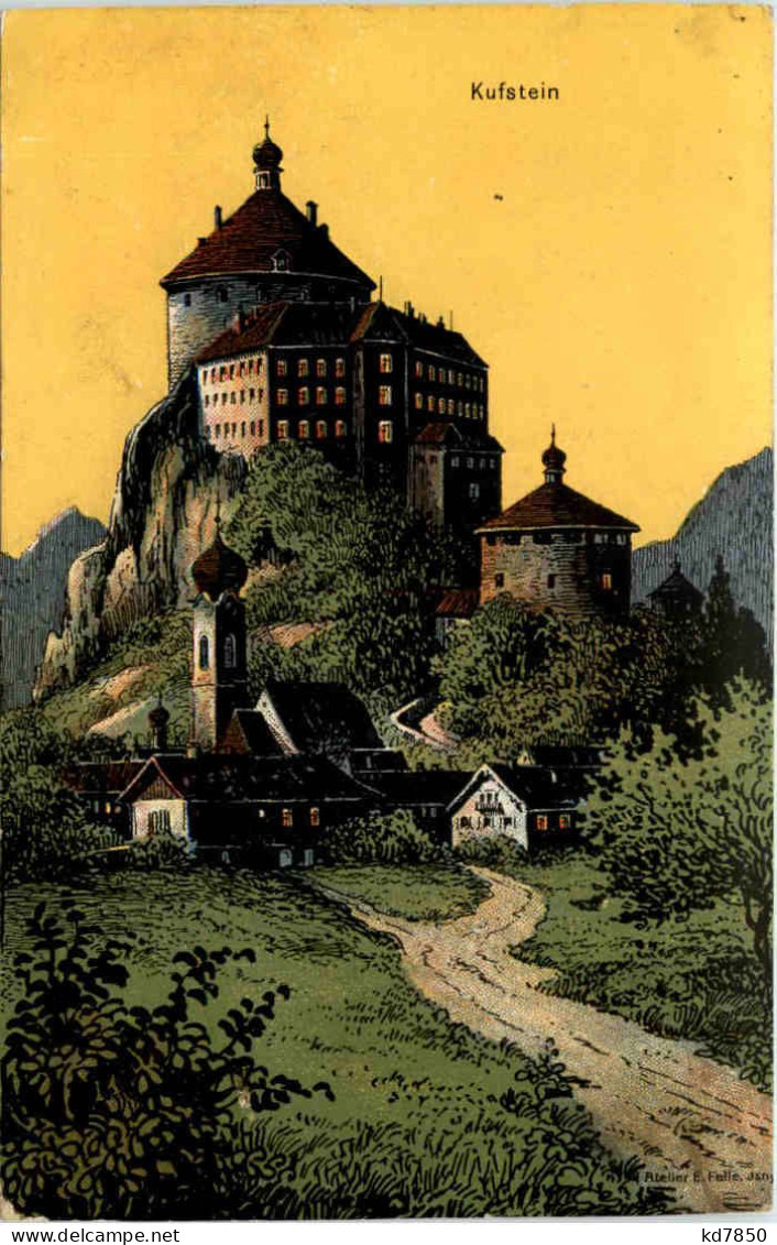 Kufstein - Künstler-AK Eugen Felle - Kufstein