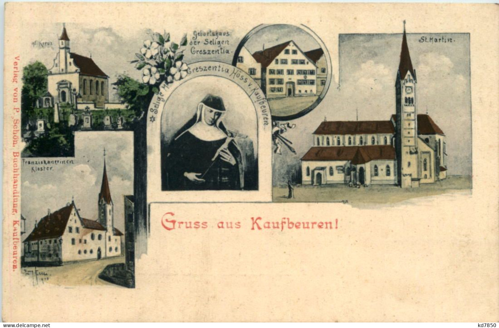 Gruss Aus Kaufbeuren - Künstler-AK Eugen Felle - Kaufbeuren