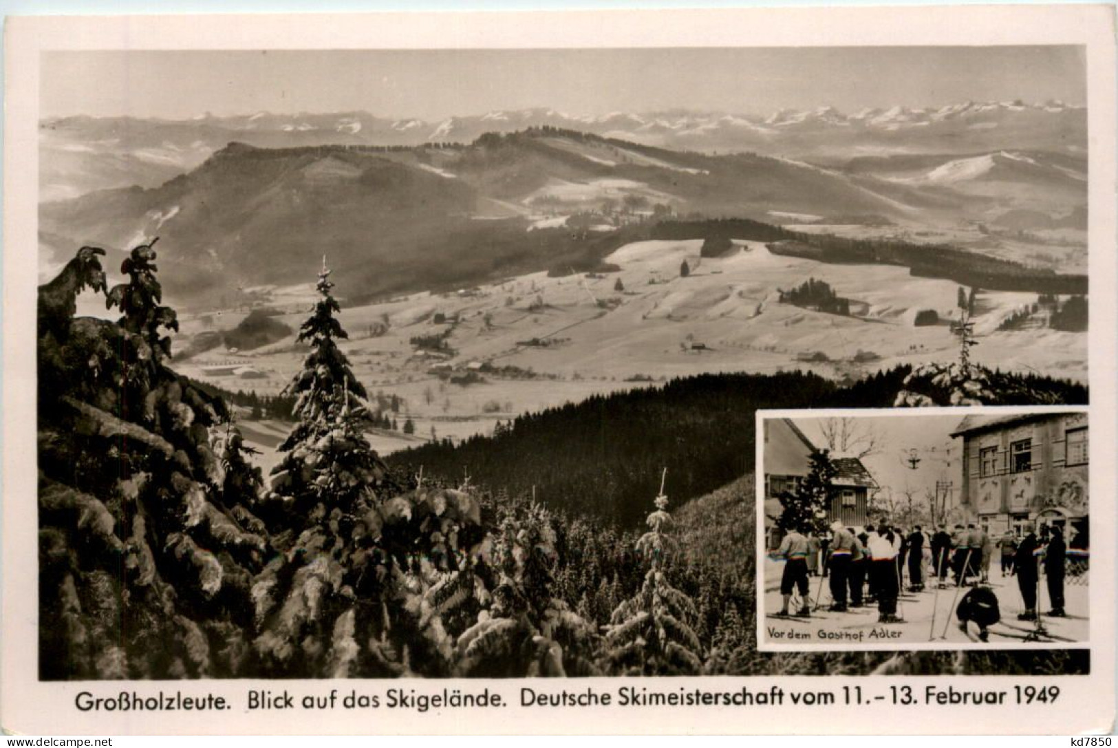 Grossholzleute - Deutsche Skimeisterschaft 1949 - Isny