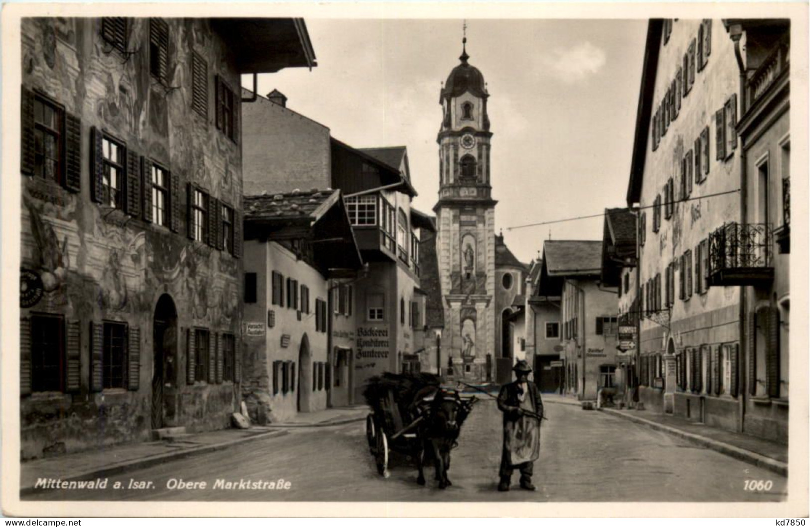 Mittenwald A. Isar - Obere Marktstrasse - Mittenwald