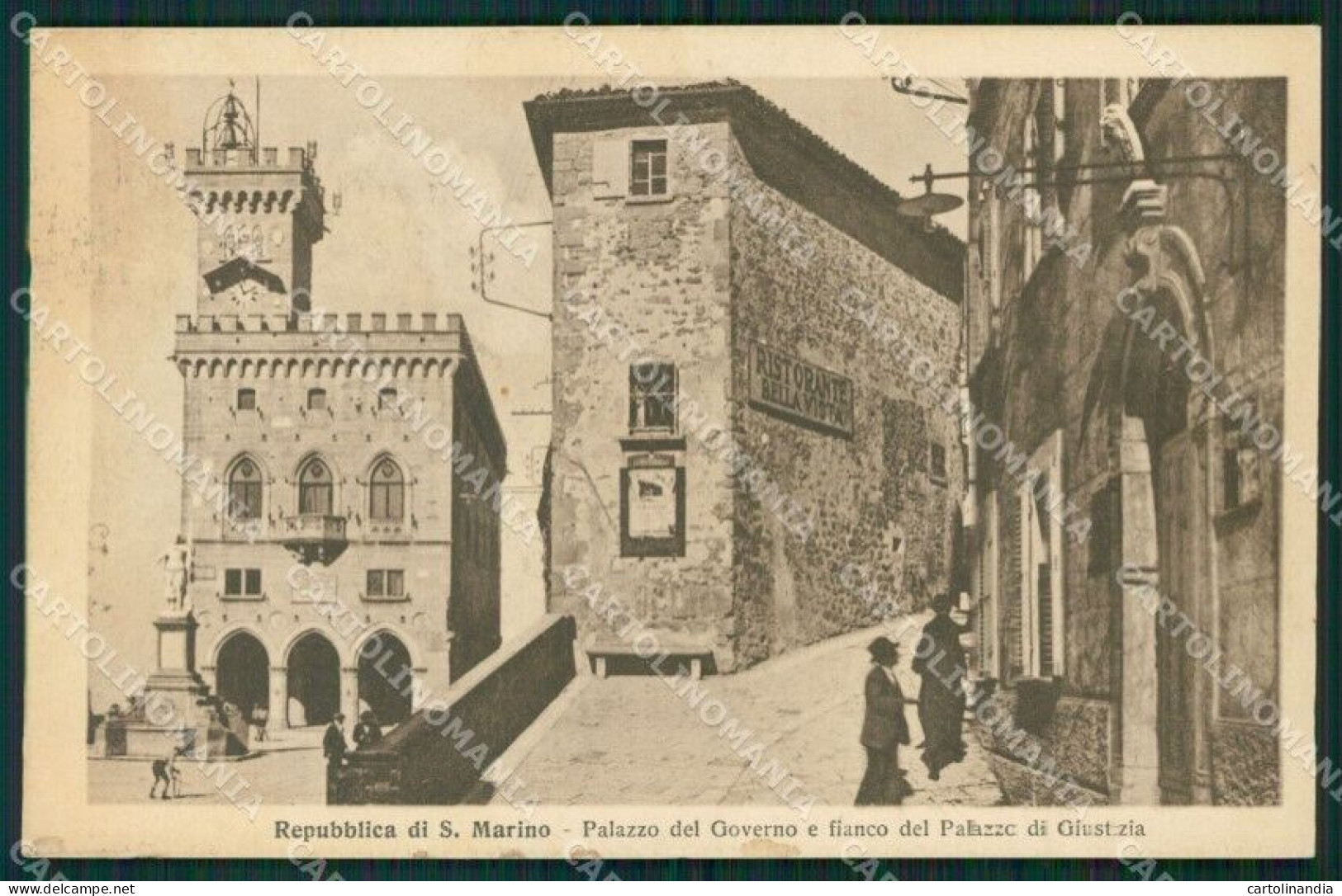 San Marino Palazzo Del Governo E Giustizia Cartolina MQ5561 - Saint-Marin