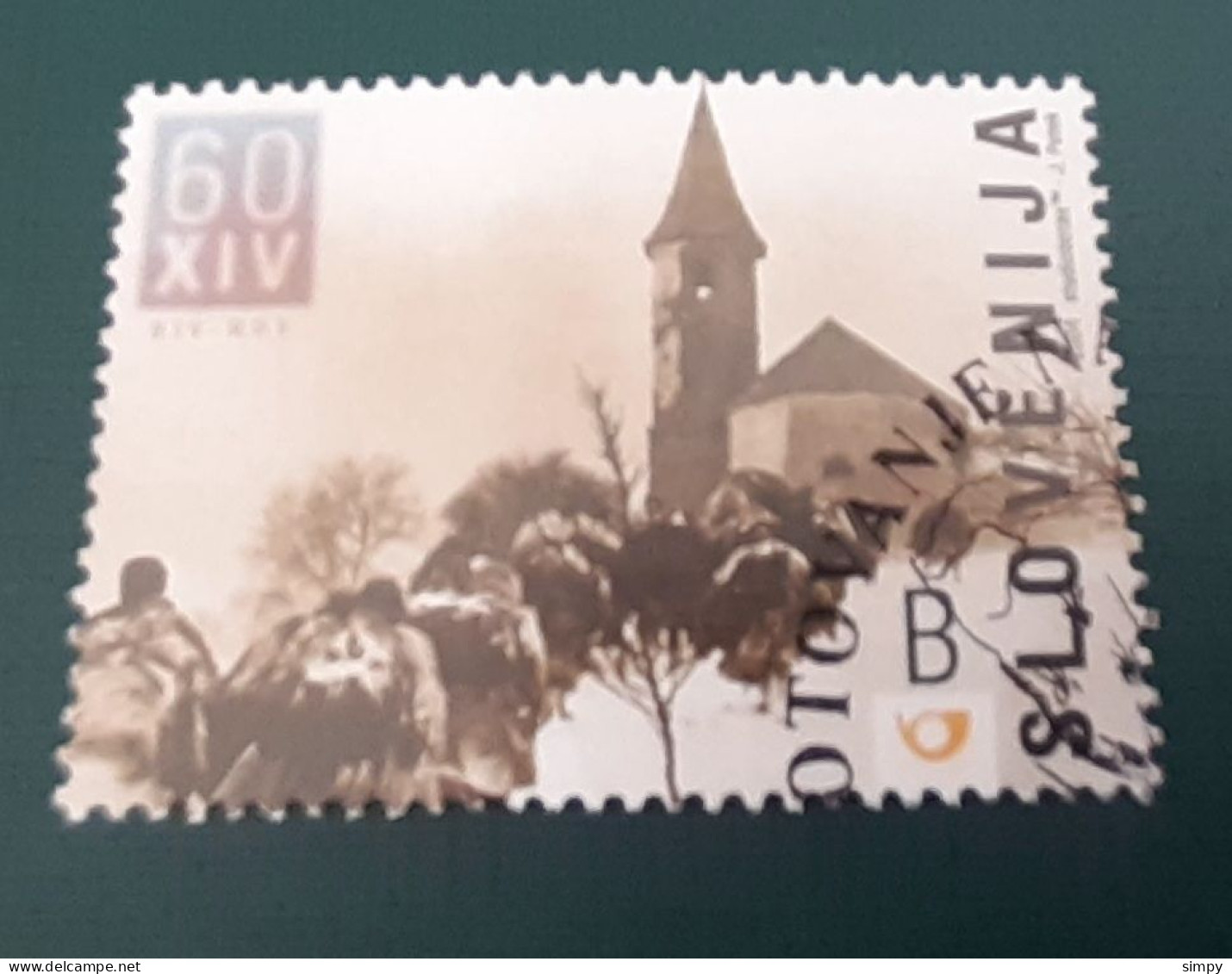 SLOVENIA 2004 60th Anniversary Of The 14th Division's March To The Stajers Michel 454 Used Stamp - Slovenia