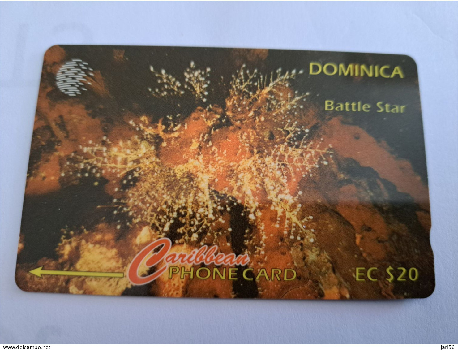 DOMINICA / $20,- GPT CARD  9CDMF / BATTLE STAR          Fine Used Card  ** 16497** - Dominique