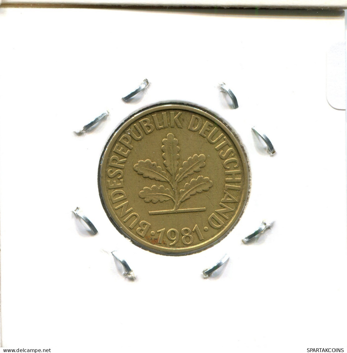 10 PFENNIG 1981 G WEST & UNIFIED GERMANY Coin #DB437.U.A - 10 Pfennig
