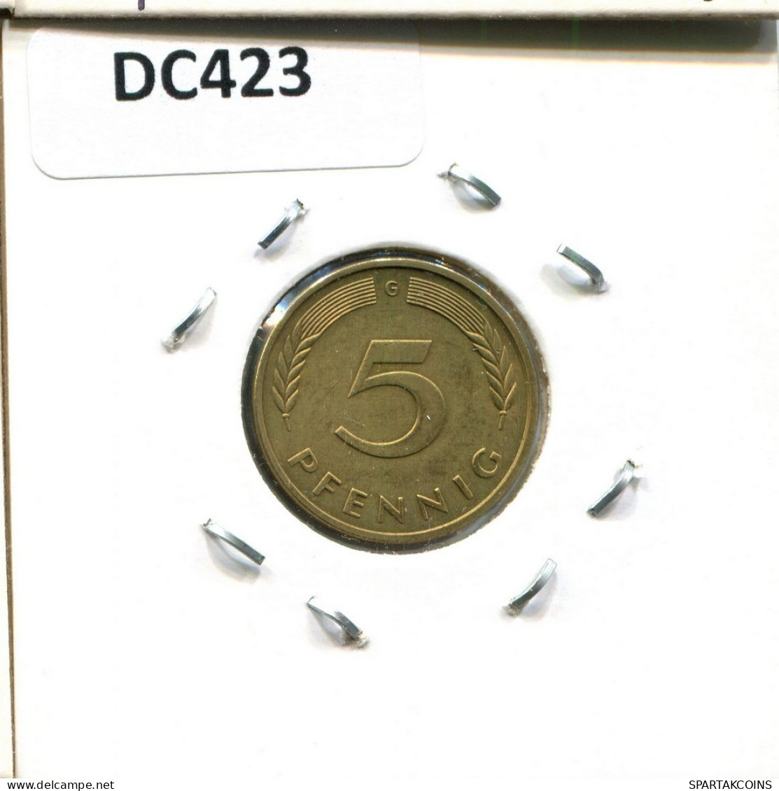 5 PFENNIG 1981 G WEST & UNIFIED GERMANY Coin #DC423.U.A - 5 Pfennig