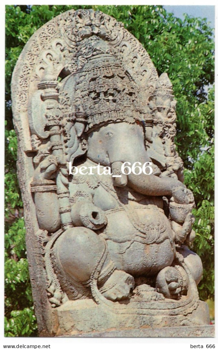 India Ganesha Hoysala Sculpture Halebidu - Inde