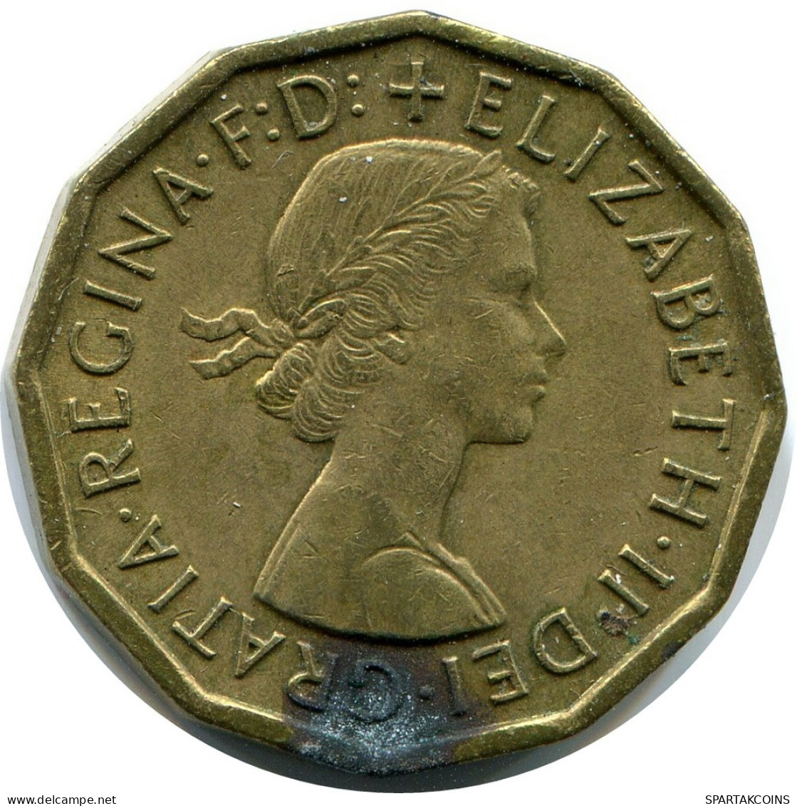 THREEPENCE 1963 UK GROßBRITANNIEN GREAT BRITAIN Münze #BB058.D.A - F. 3 Pence