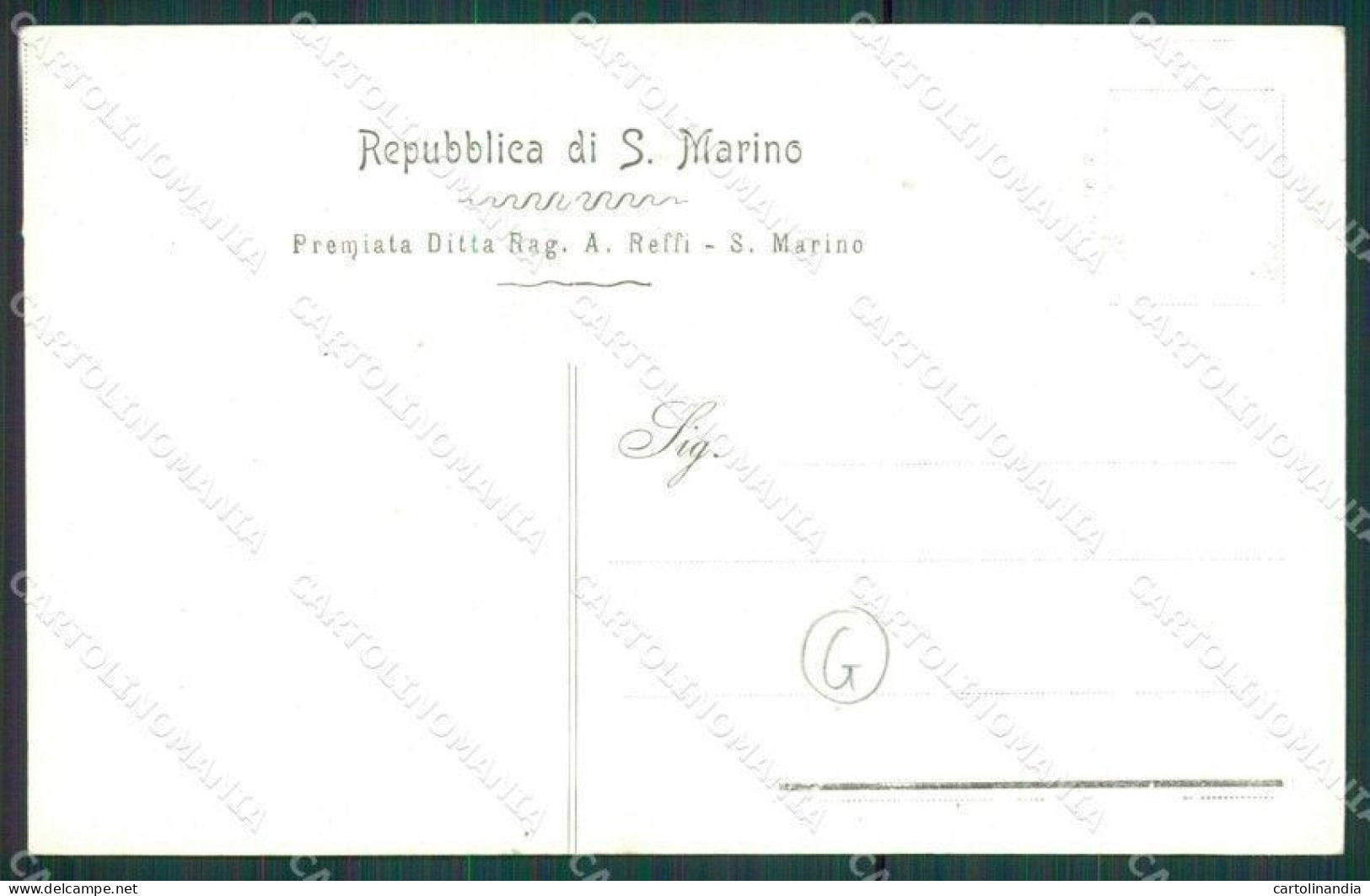 San Marino Cartolina QZ4692 - Saint-Marin