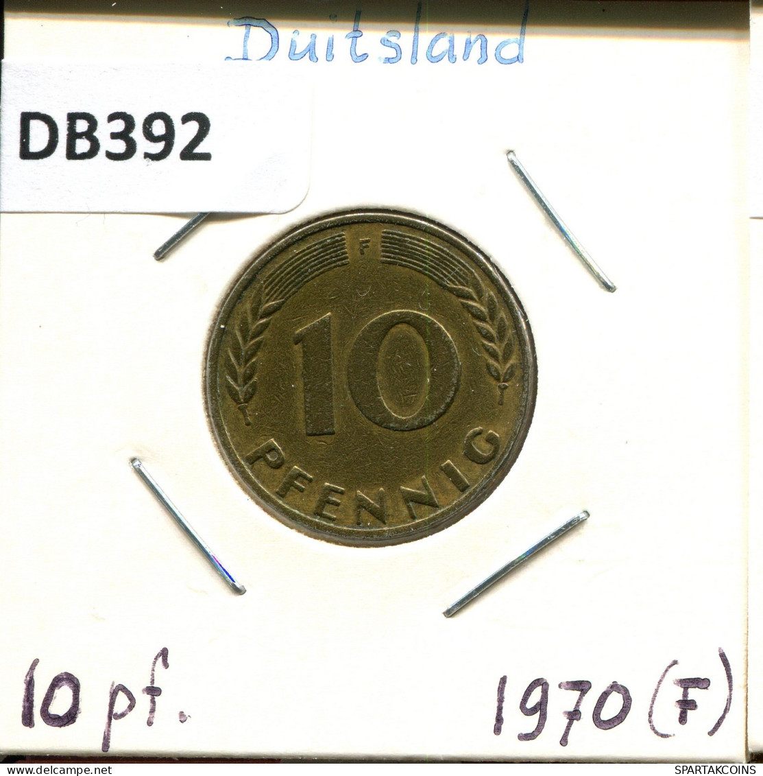 10 PFENNIG 1970 F BRD ALLEMAGNE Pièce GERMANY #DB392.F.A - 10 Pfennig