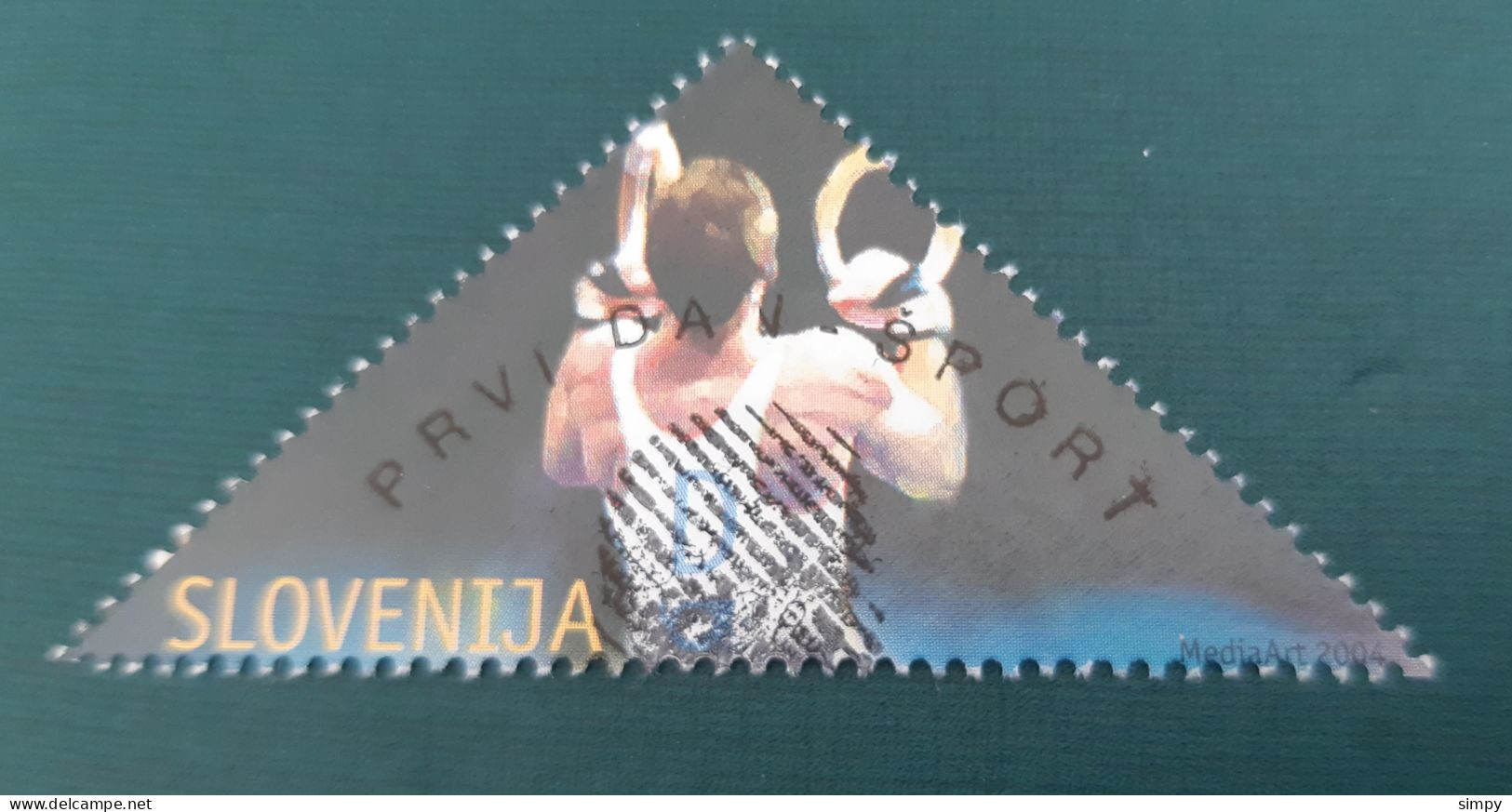 SLOVENIA 2004 European Championshipe In Men's Artistic Gymnastics 2004 Michel 465 Used Stamp - Slovenia