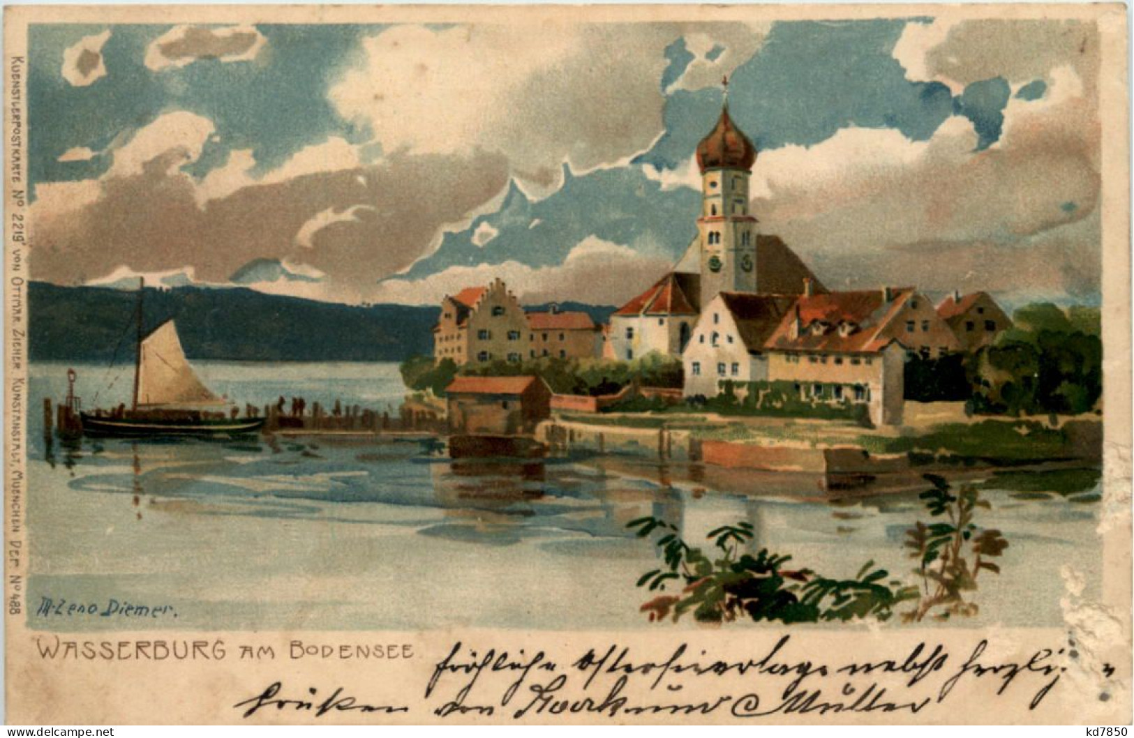 Wasserburg Am Bodensee - Litho - Wasserburg A. Bodensee