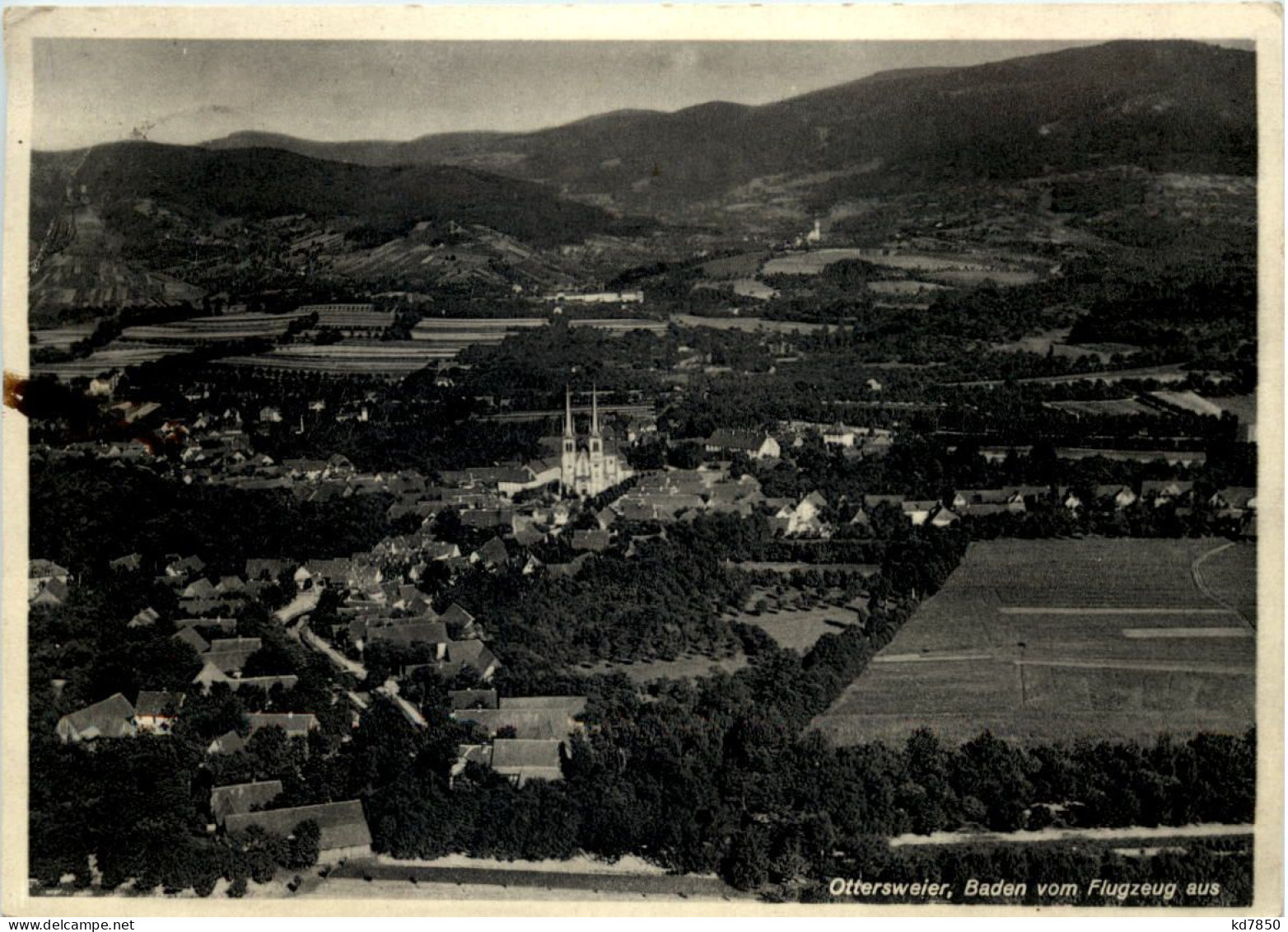 Ottersweier, Baden Vom Flugzeug Aus - Rastatt