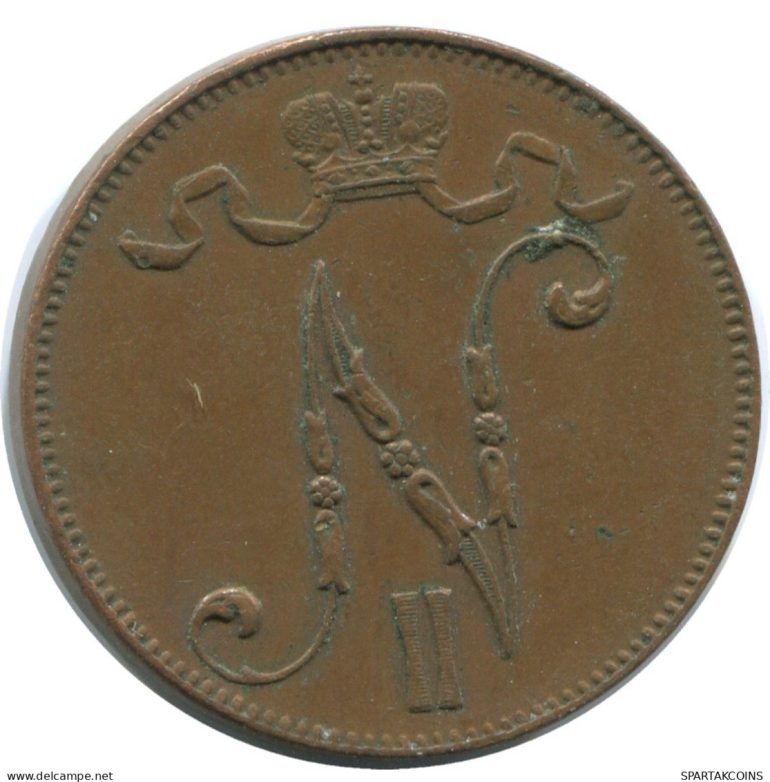 5 PENNIA 1916 FINLANDIA FINLAND Moneda RUSIA RUSSIA EMPIRE #AB205.5.E.A - Finland