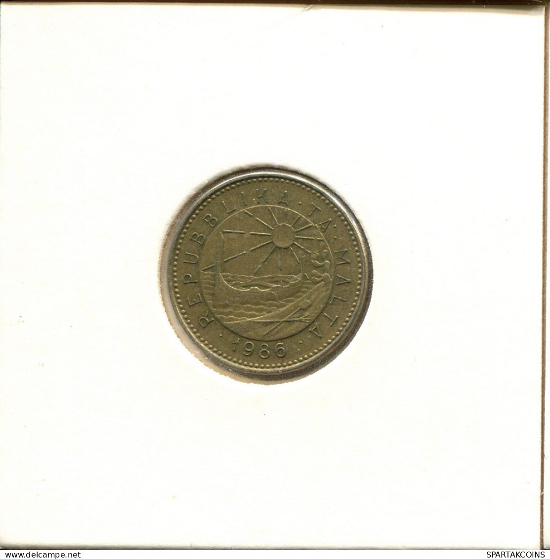 1 CENT 1986 MALTA Coin #AS634.U.A - Malte