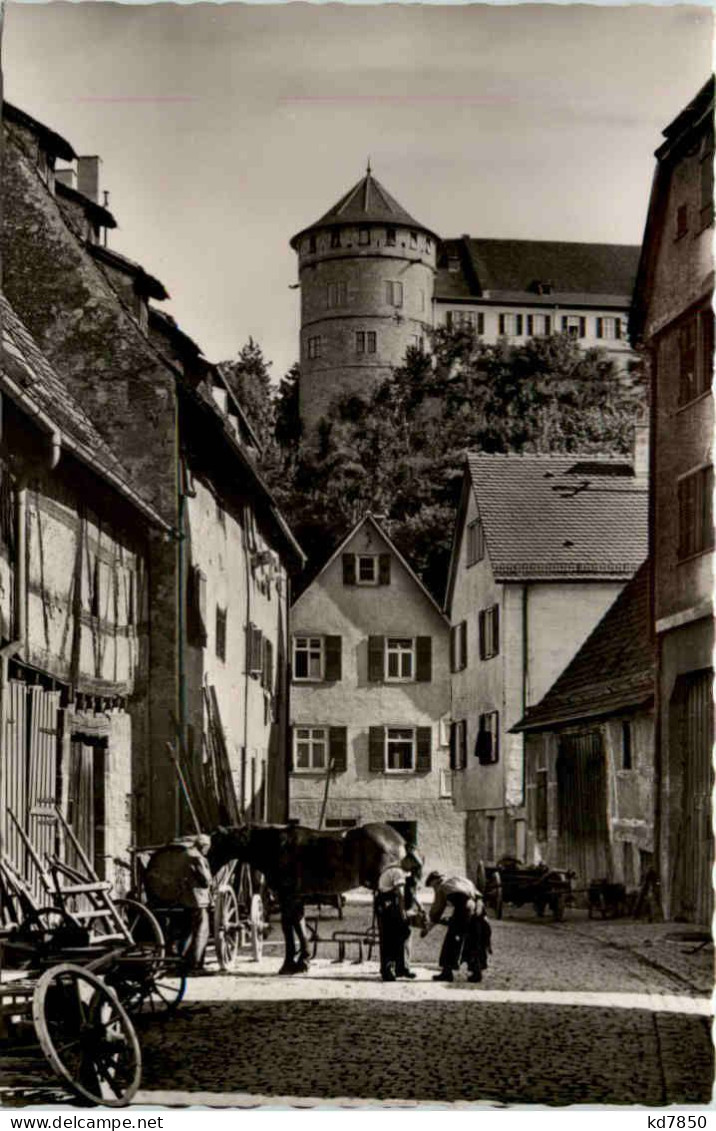 Tübingen, Altstadt Mit Blick Zum Schloss - Tuebingen