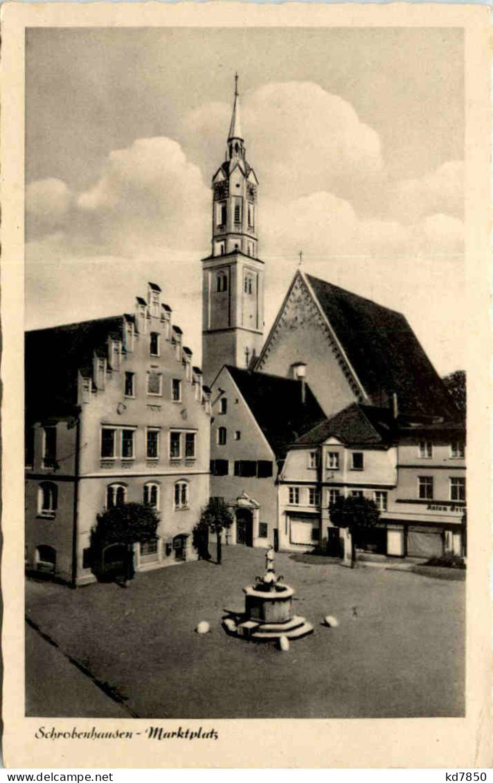 Schrobenhausen, Marktplatz - Neuburg