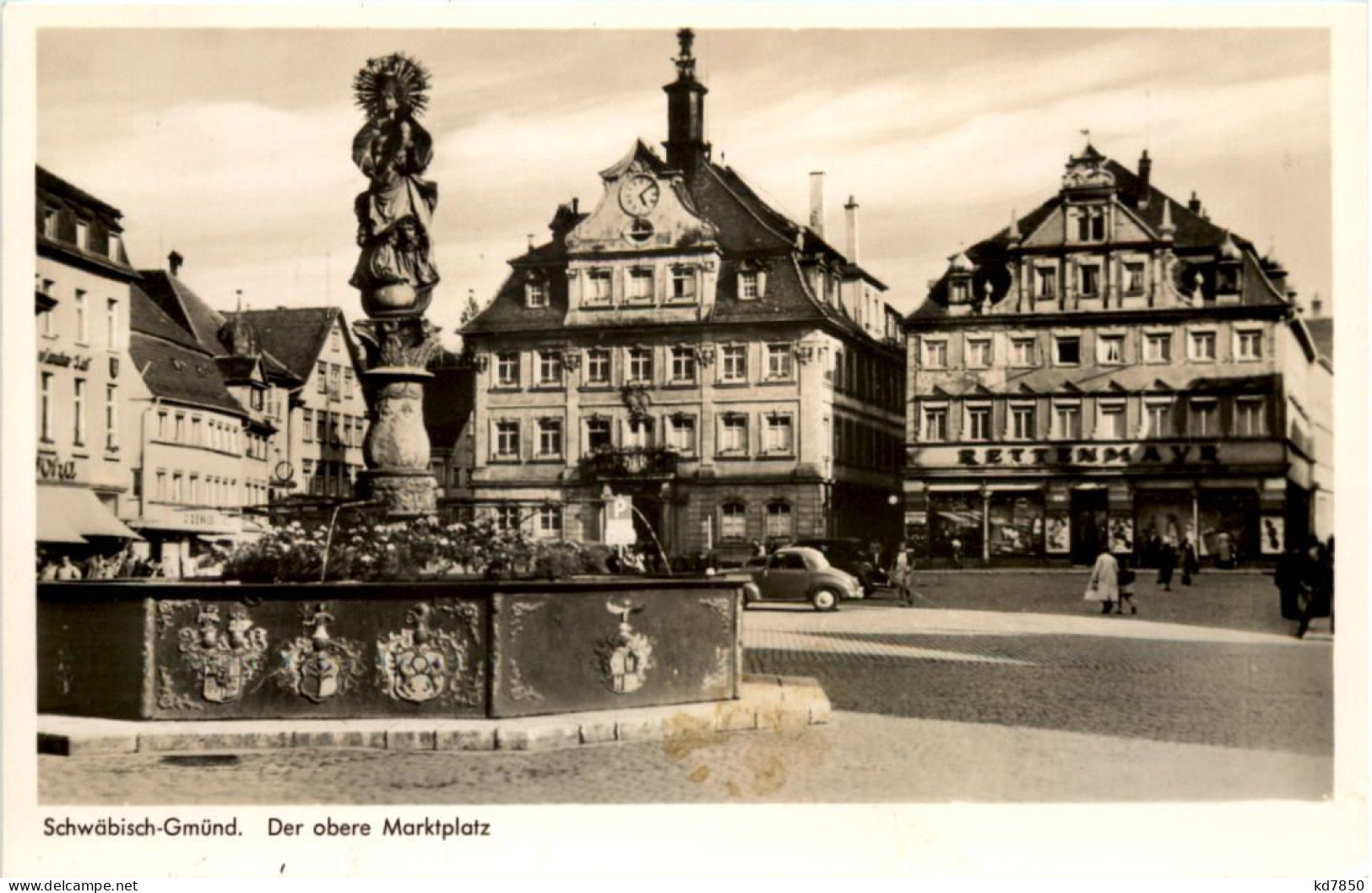 Schwäbisch Gmünd, Der Obere Marktplatz - Schwaebisch Gmünd