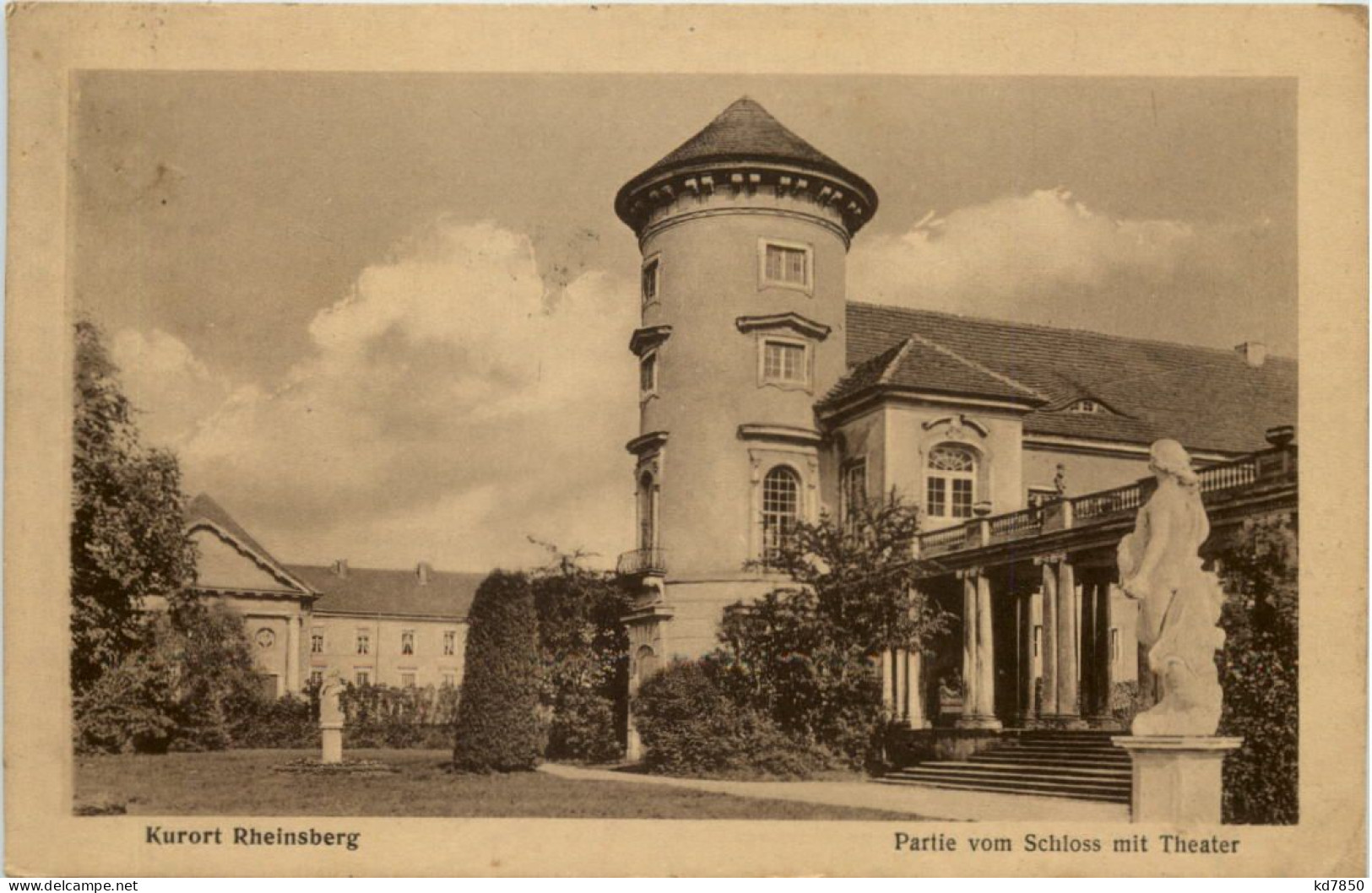 Kurort Rheinsberg, Partie Vom Schloss Mit Theater - Rheinsberg