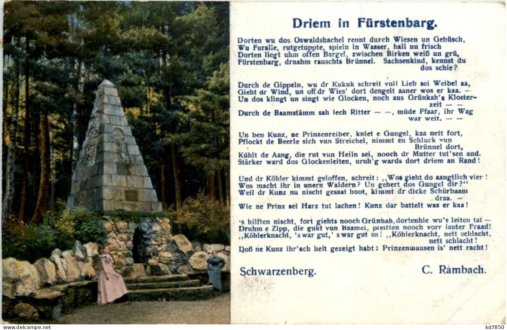 Driem In Fürstenberg, Schwarzenberg - Schwarzenberg (Erzgeb.)