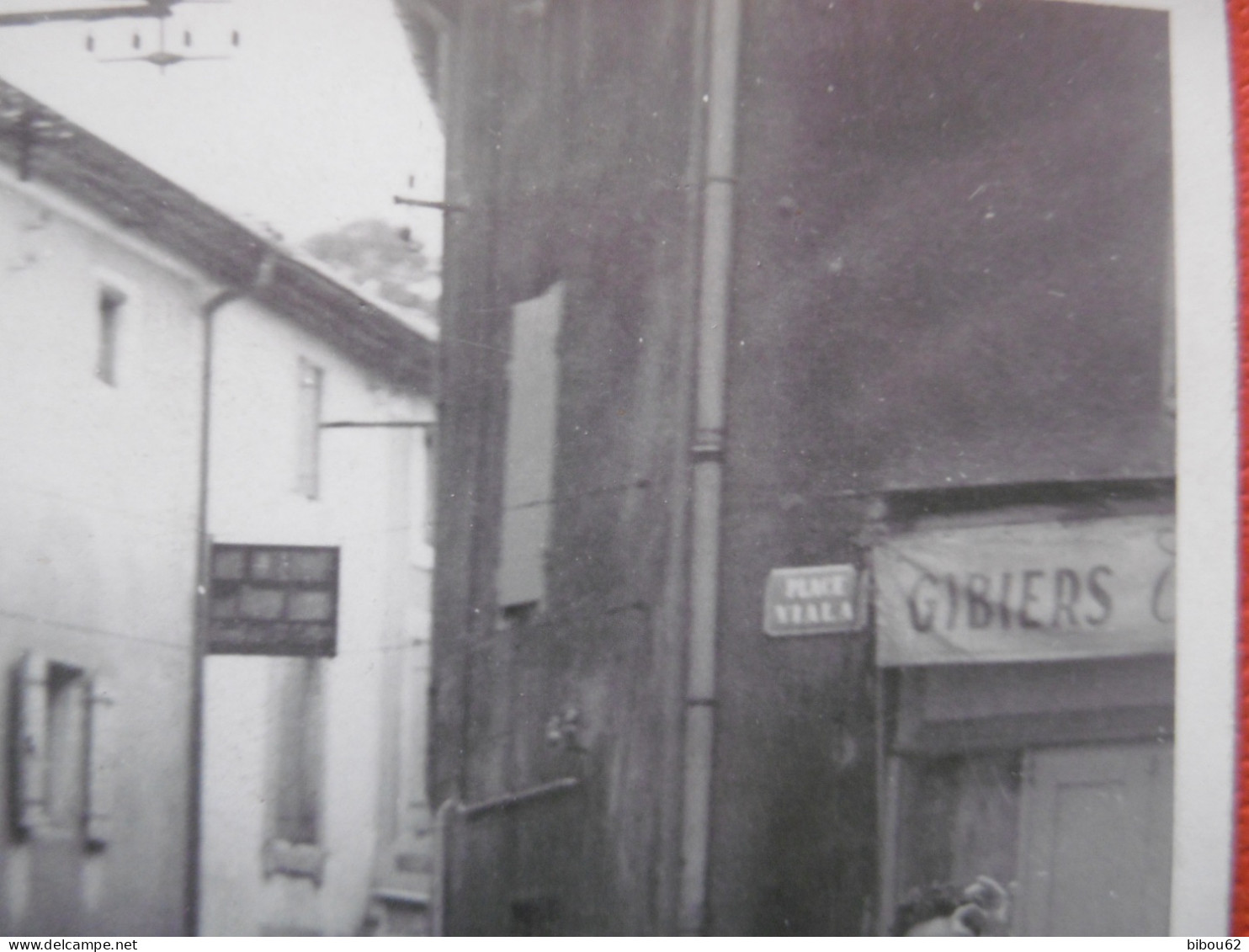 CHATEAURENARD De PROVENCE ( 13 ) Carte Photo D'un Orage De Grele - Place VIALA - 16 JUIN 1957  - Par RICARD  C - Chateaurenard