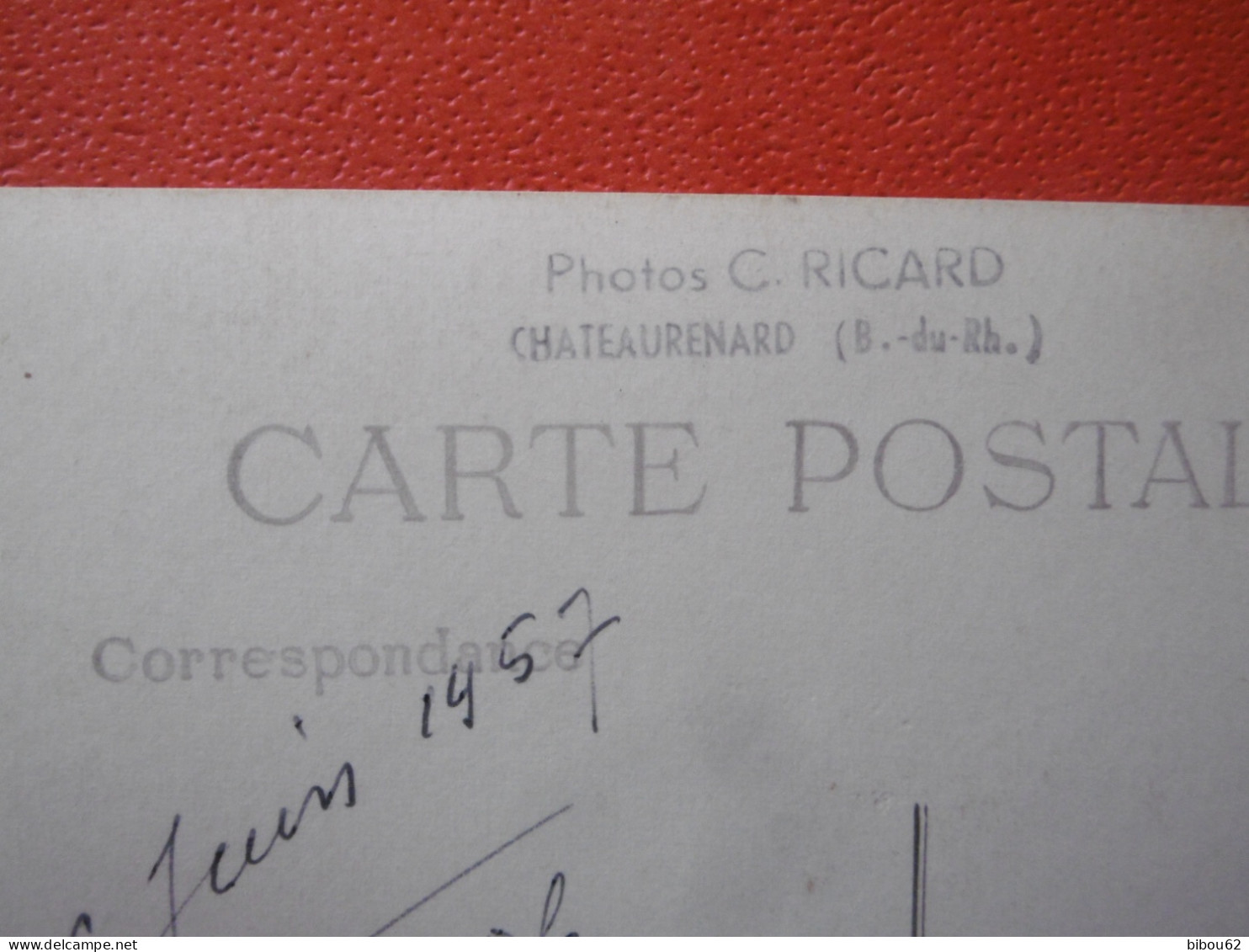 CHATEAURENARD De PROVENCE ( 13 ) Carte Photo D'un Orage De Grele - Place VIALA - 16 JUIN 1957  - Par RICARD  C - Chateaurenard