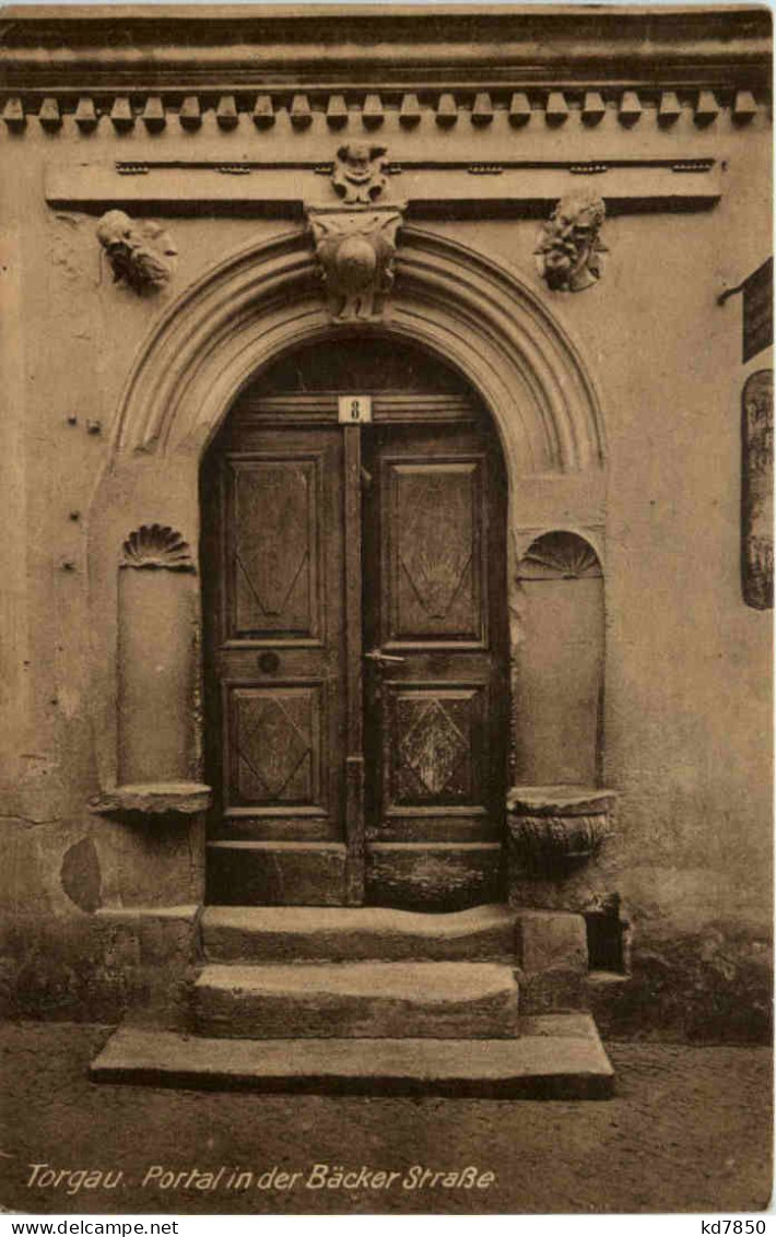 Torgau, Portal In Der Bäcker Strasse - Torgau