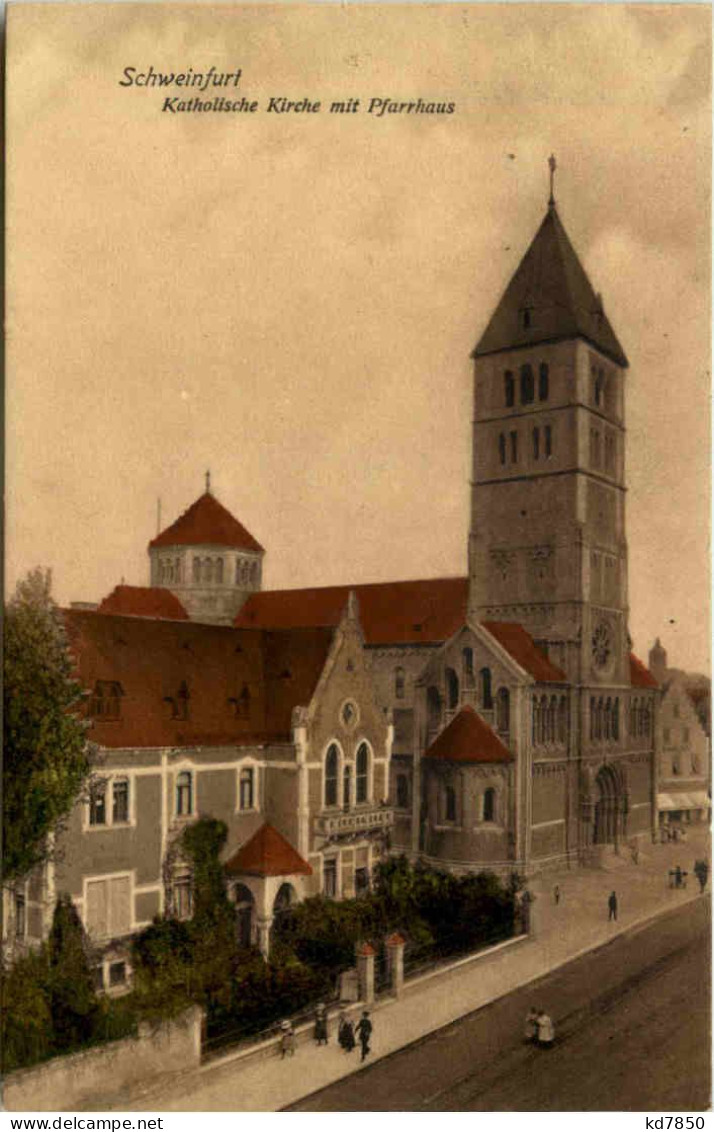 Schweinfurt, Kath. Kirche Mit Pfarrhaus - Schweinfurt